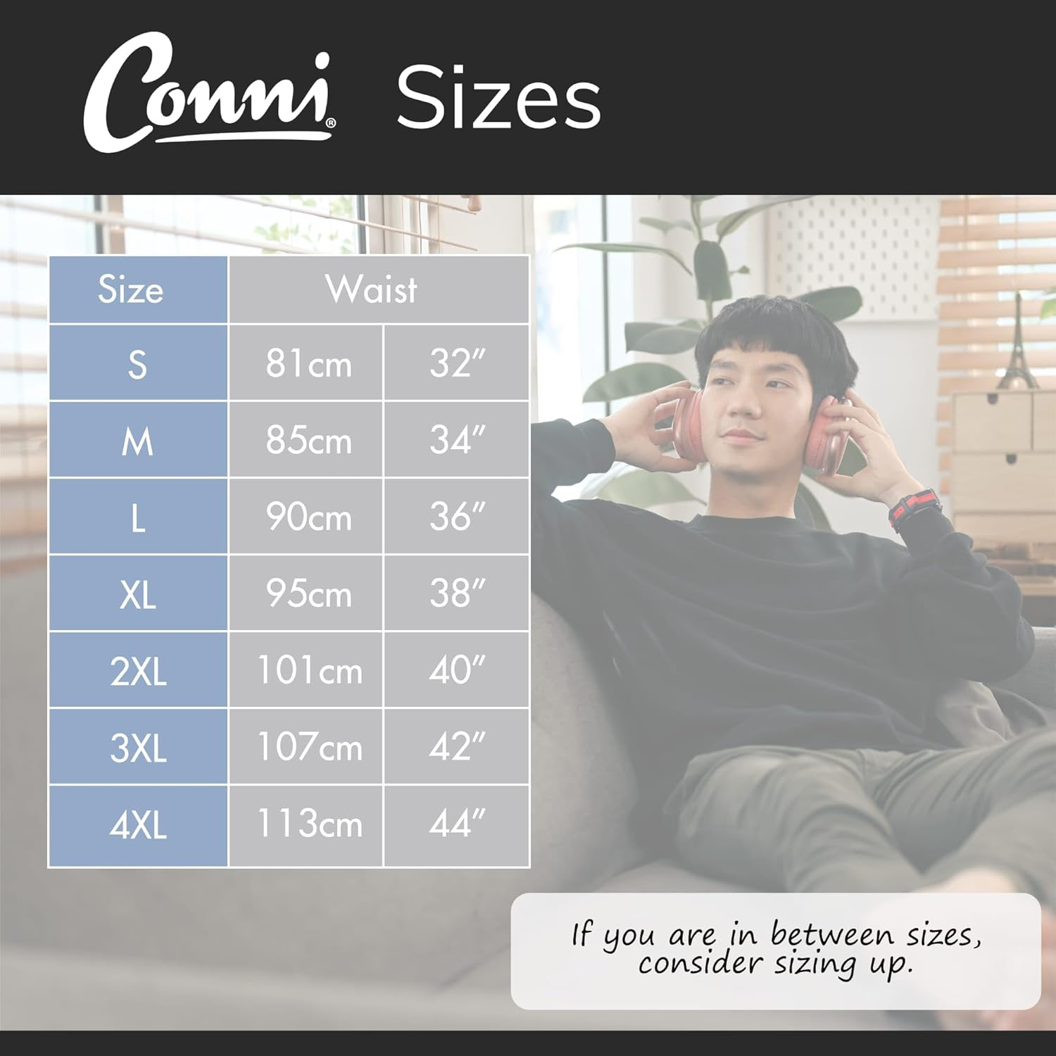 Conni Men'S Kalven Boxers, Absorbent Waterproof Washable Protective Underwear, Grey X 3, 2XL image number 3