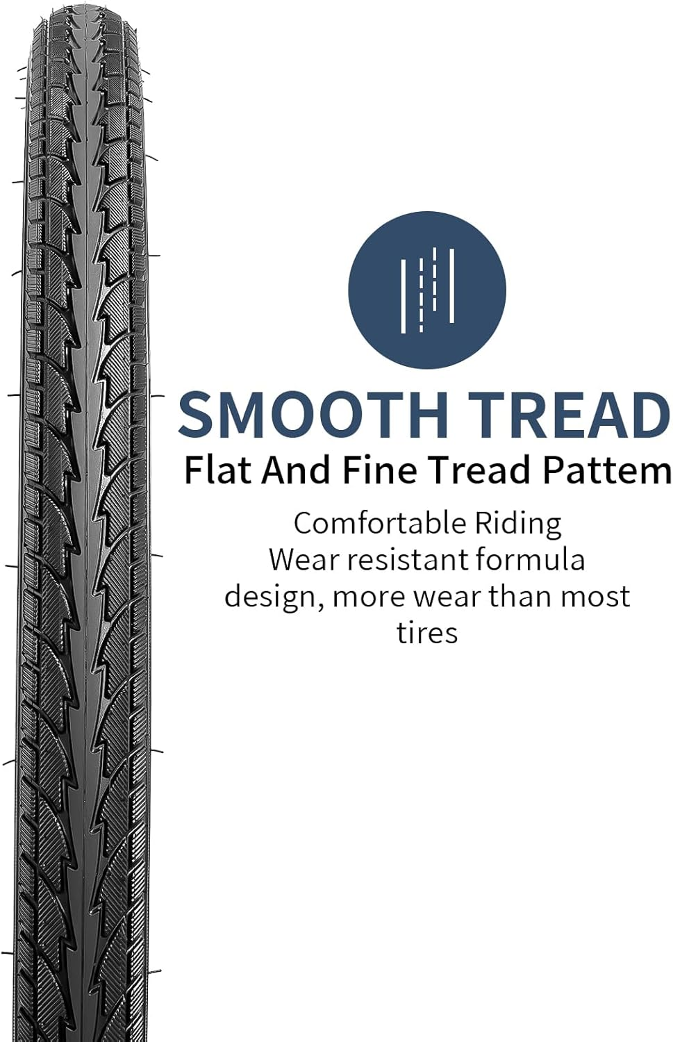 Yunscm 2 Pcs,26X1.75 Bike Tires,26X1.75 Bike Tyres,26X1.75 Bicycle Tires,26X1.75 Bike Tyre + Bike Inner Tube Schrader Valve 32Mm + Tire Lever,Mountain Bike Tire 26X1.75,Mtb Tire 26X1.75,Y-016 image number 4