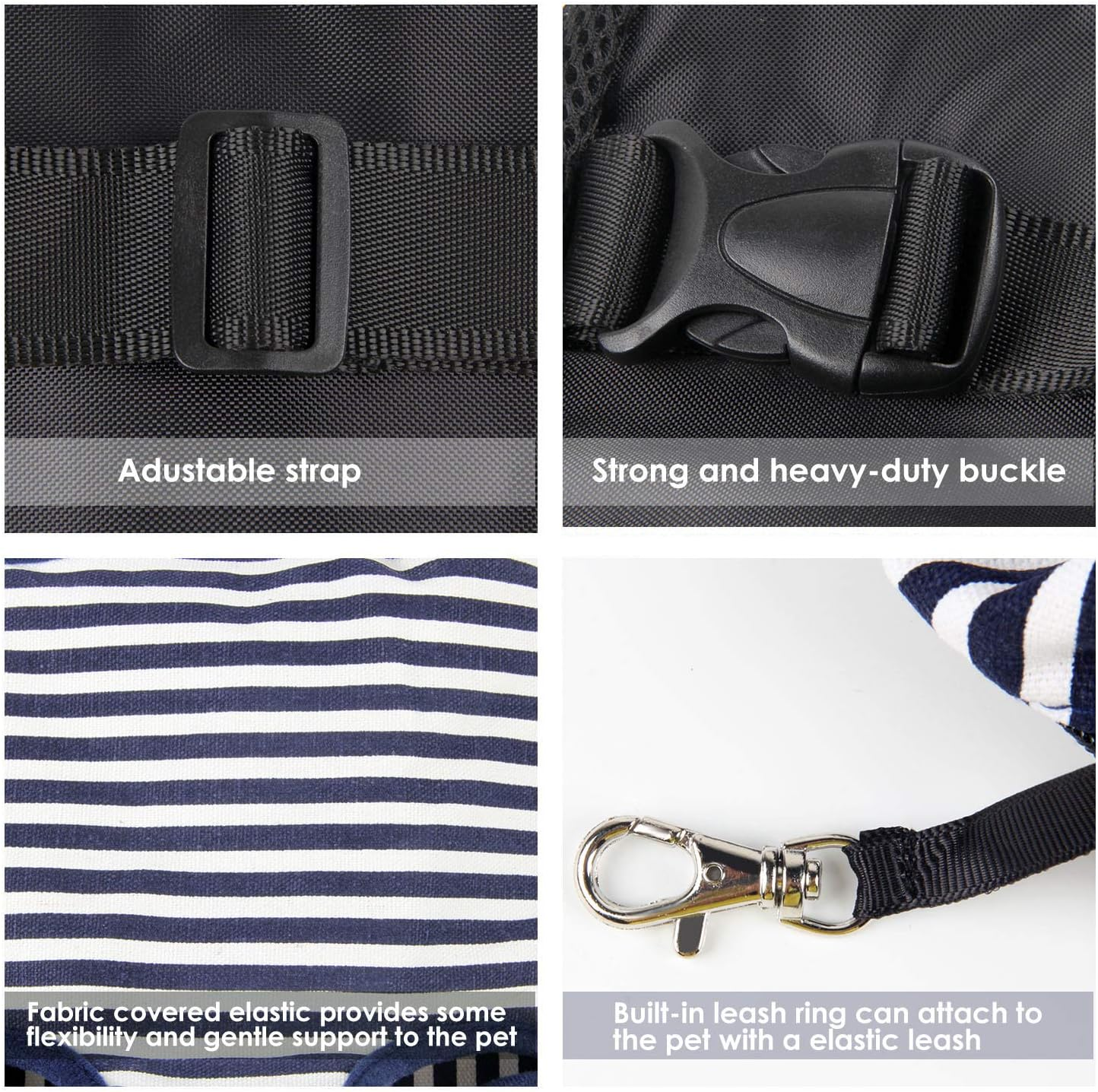 Dog Carrier Comfortable Legs Out Front Pet Carrier Backpack Cat Puppy Tote Holder Bag with Shoulder Strap and Sling for Outdoor Hiking Camping Cycling