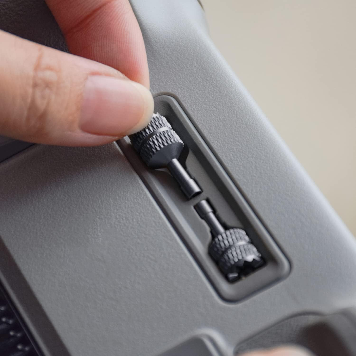 2PCS Replacement Joystick for DJI RC/RC 2 Remote Controller Aluminium Thumb Sticks Compatible with DJI Mini 3 Pro/Mini 4 Pro/Air 3 Drone Accessory(Silver Grey) image number 3