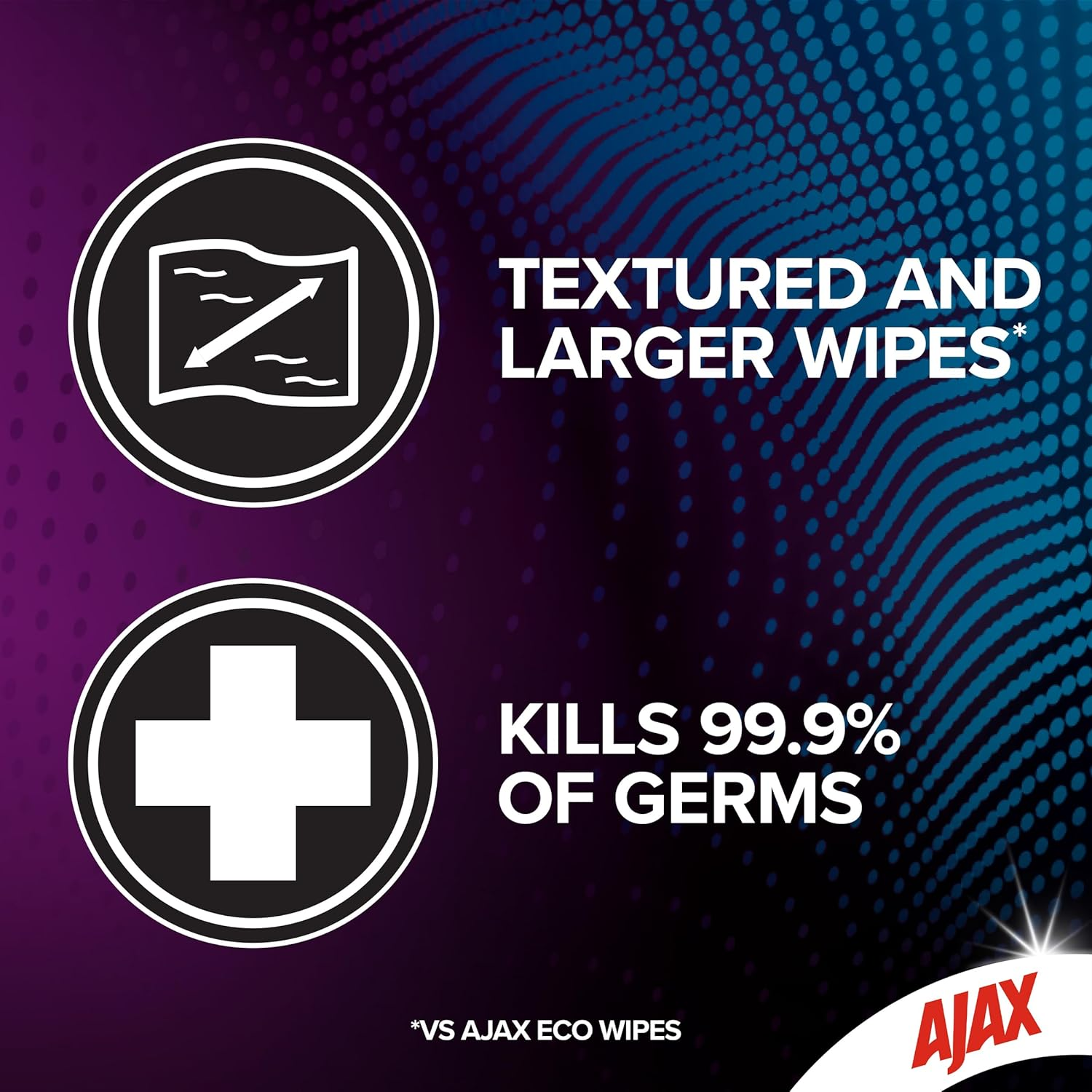 Ajax Professional Bathroom Wipes 90 Pack