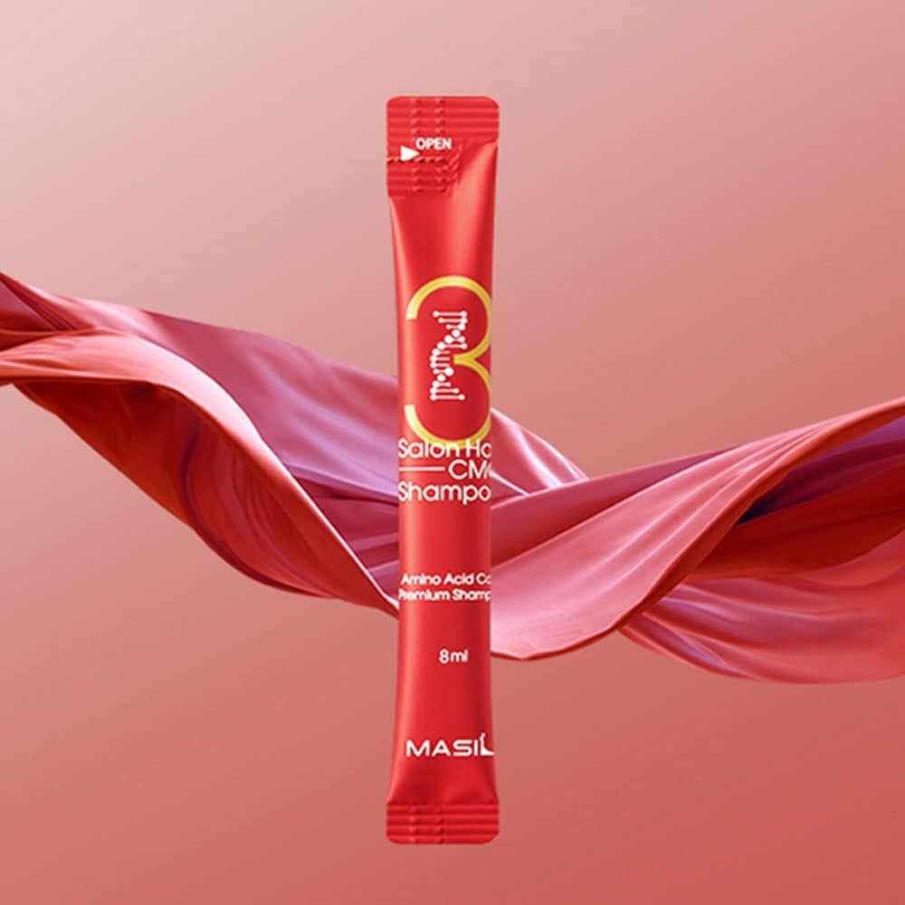 Masil 3 Salon Hair CMC Revitalizing Shampoo with Amino Acid Care Premium Shampoo 20X8Ml image number 4