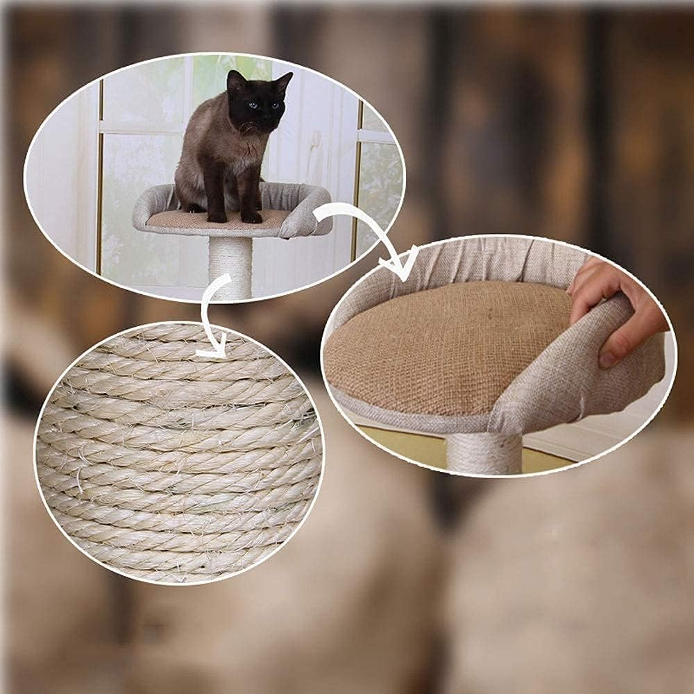 All Seasons Cat Tower Scratching Post Cat Tree Climbing Toy Activity Center Pets Play Tower House Home Cat Condo image number 5