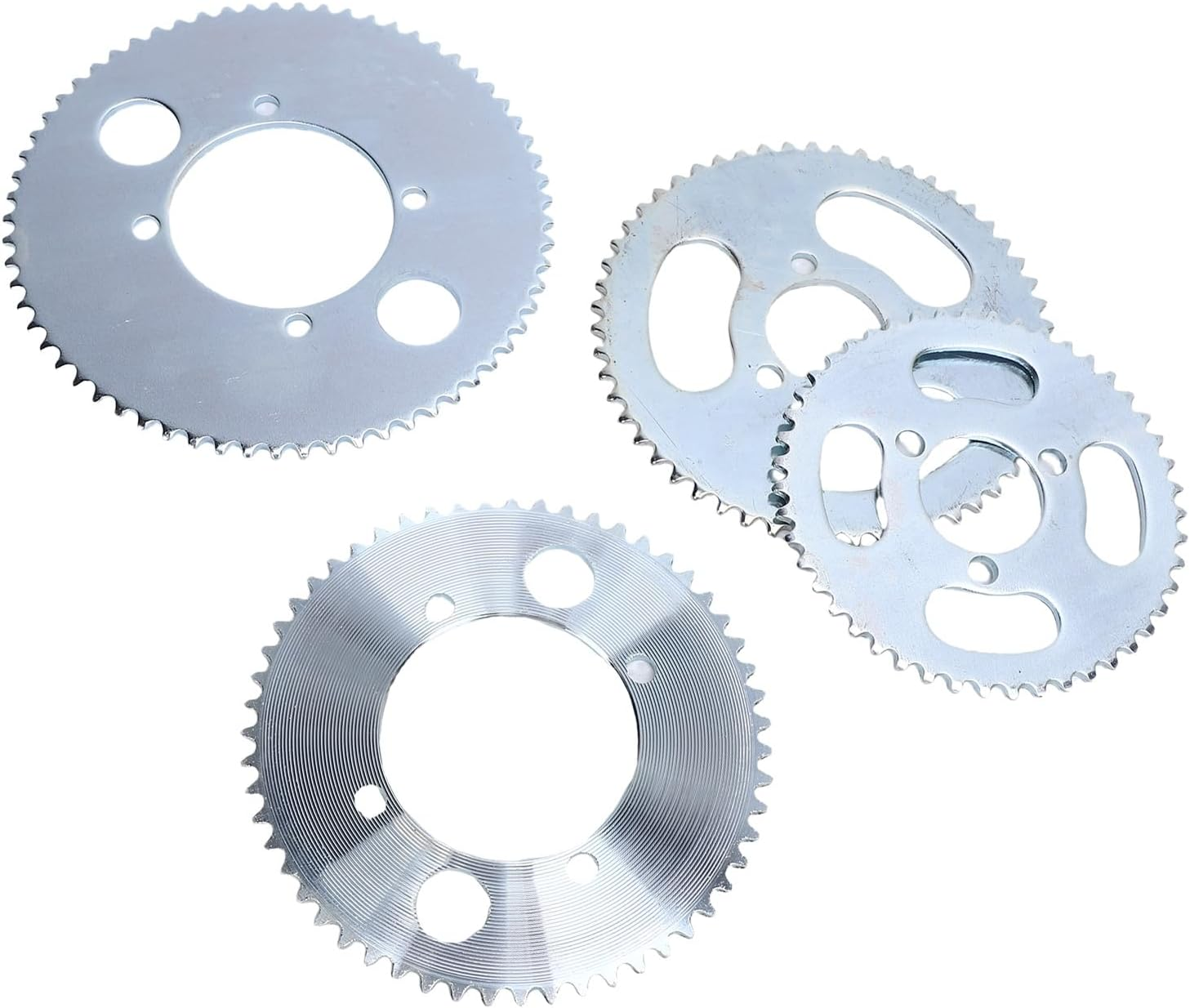 25H Rear Sprocket High Strength Steel 55T4 65T4 47T3 55T3 Sprocket Set for Go Kart Motorcycle ATV off Road Vehicles image number 3