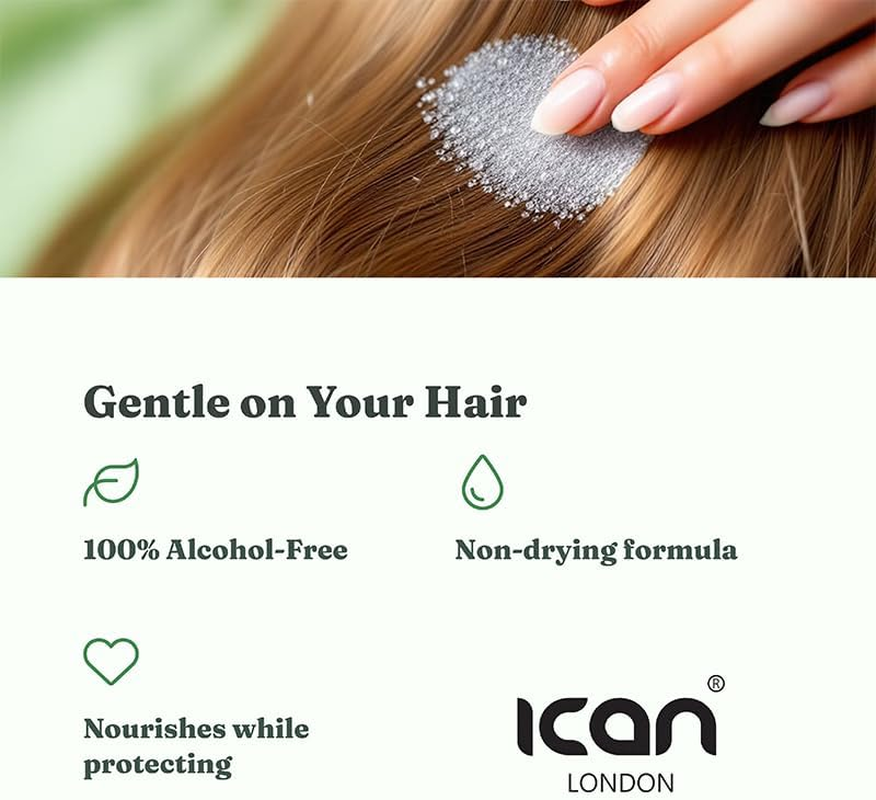 Ican London Hair Polisher Olive Oil Infused with Coconut Oil Heat Protection Serum Alcohol Free 207Ml image number 3