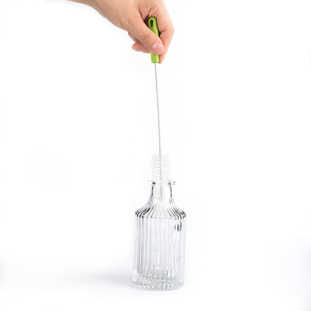 Danzix 3 Pcs Flexible Drain Brush, 67 Double Ended Stainless Steel Long Pipe Cleaners with 2 Pcs 10-Inch Straw Cleaning Brush for Fish Tank,Hose/Glass Tube,Shower Sink Drain,Home Kitchen image number 5