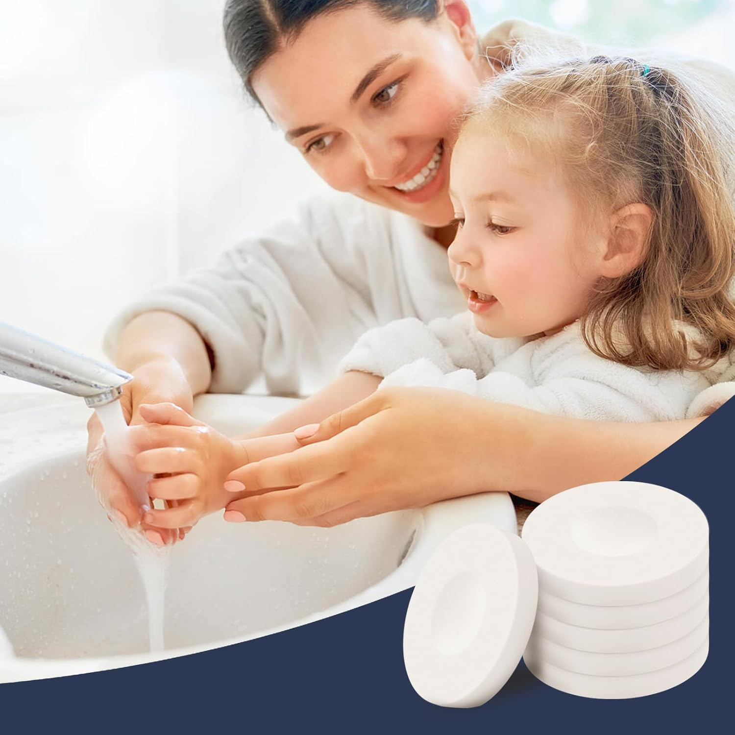 Slequipo Bulk Bar Soap, 100 Pack round Mini Soap Bars Bulk Individually Wrapped, 0.5 Oz Travel Soap Small Hotel Soaps Travel Size Toiletries for Hotel Guest Bathroom(Round) image number 3