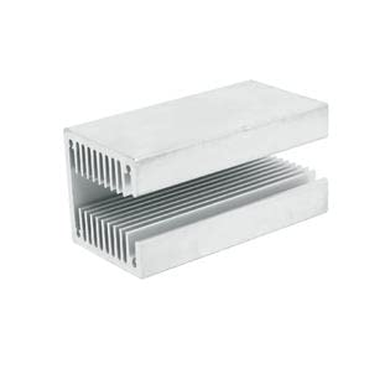 Easycargo 40Mm Heatsink 100Mmx40Mmx40Mm, Silver Tone Aluminum Cooler Heat Sink for Cooling LED Power Amplifier TEC1-12706 Thermoelectric Cooler Water Cooling Modules (100X40Mmx40Mm) image number 1