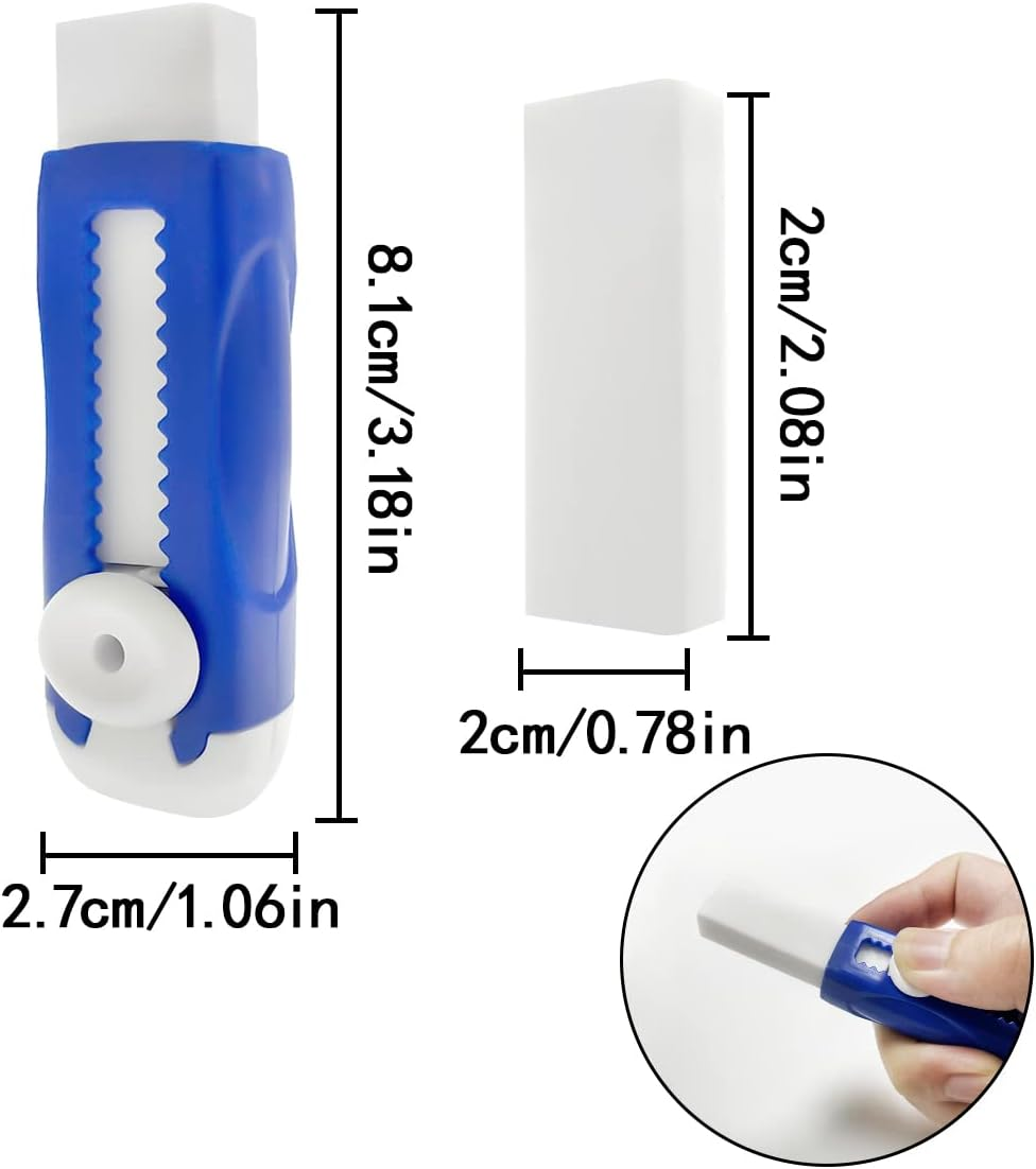 Creative Eraser, 4 PCS Retractable Eraser for Painting, Drawing, Writing image number 5