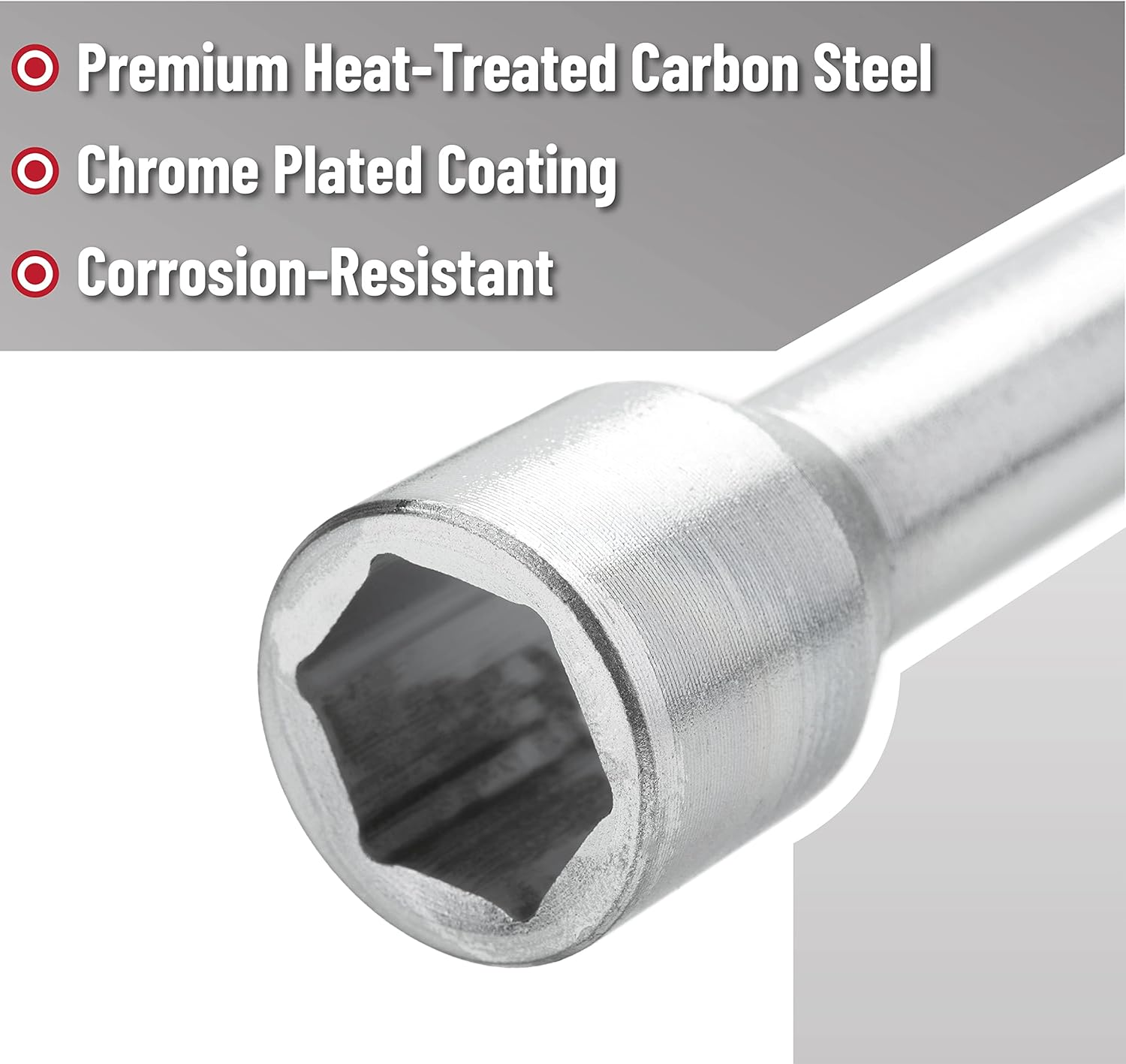 Bates- Lug Wrench, 14 Inch, Tire Iron, Lug Nut Wrench, 4 Way Lug Wrench, Lug Wrench 4 Way, Tire Iron Lug Wrench, Tire Wrench, Car Cross Wrench, 4 Star Lug Wrench, Tire Irons - Silver image number 5