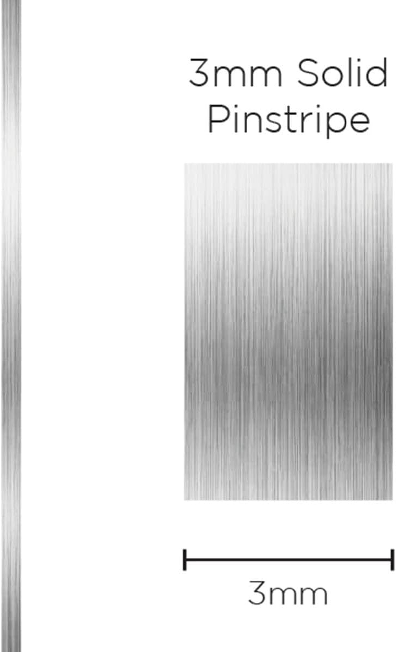 SAAS 3Mm Pinstripe, Solid Silver (10M) - 1107