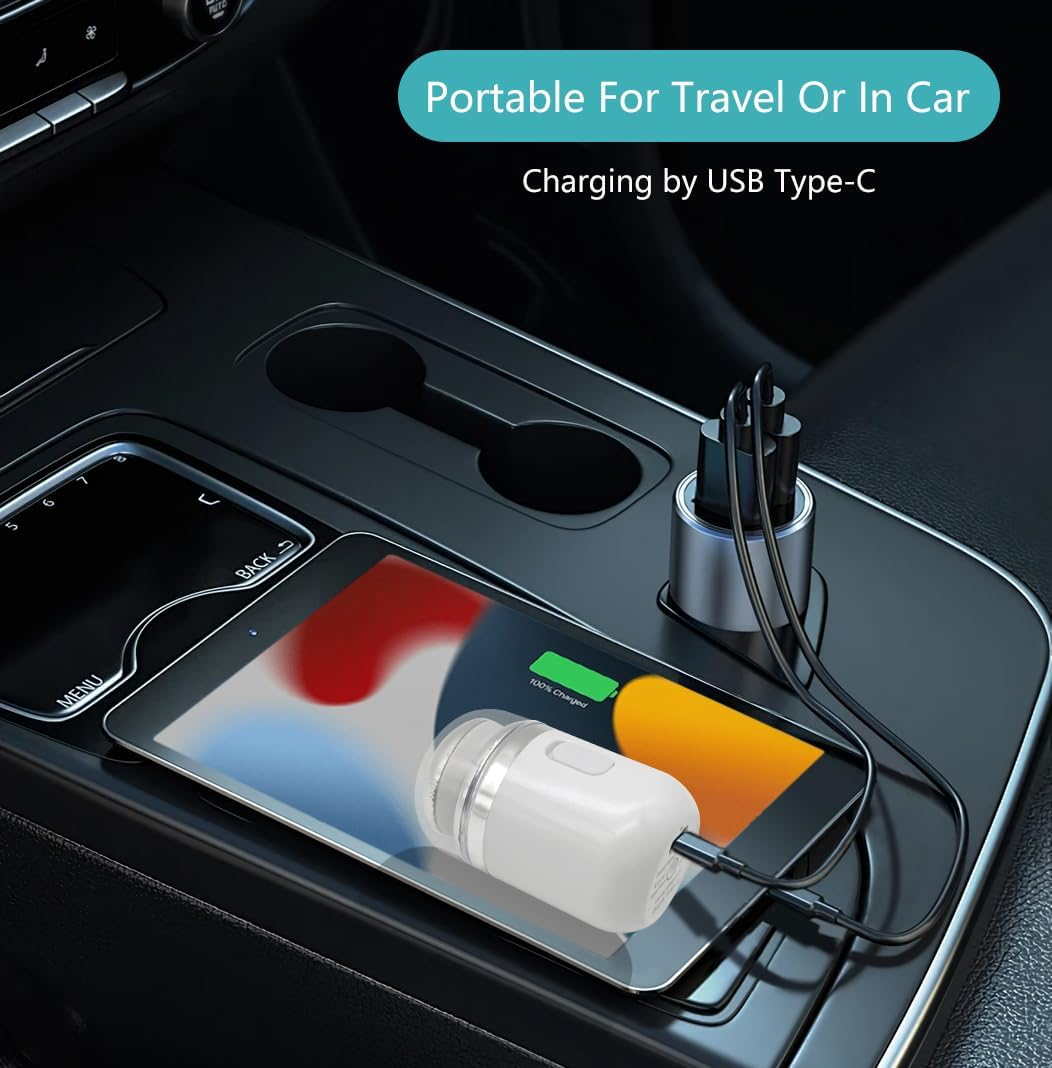 Reelau Flawless Facial Hair Remover for Ladies, Electric Travel Razor for Women Painless Removal of Facial Hair Rechargeable Mini Travel Trimmer for Women Travel Essentials Razor for Sensitive Skin image number 3