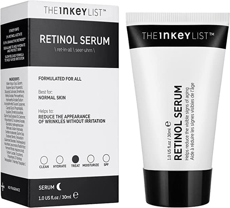 The INKEY List 1% Retinol Serum Fights Wrinkles and Signs of Ageing 30 Ml