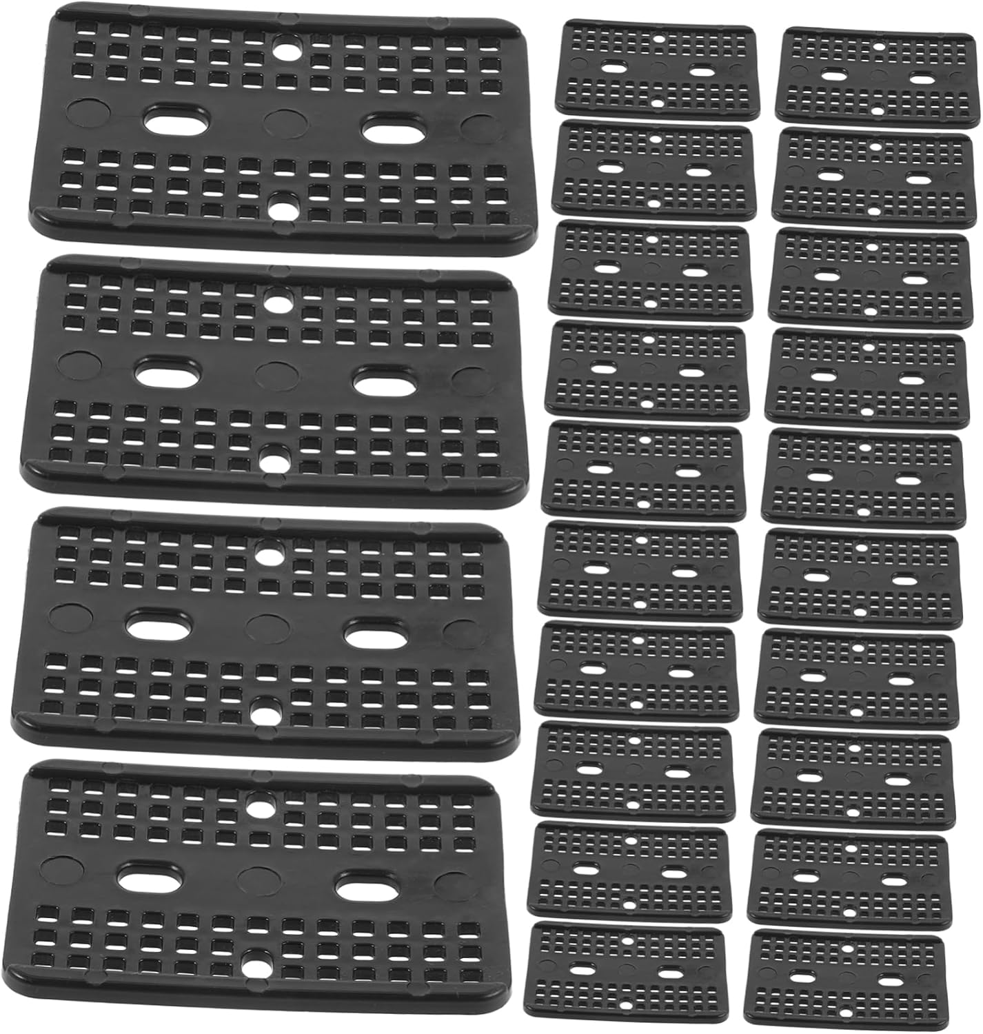 50Pcs U-Shaped Landscaping Staples Gasket for Grass Pad and Ground Cover Barrier Anchors for Tents Tarps and Fences Easy to Install Garden Fixings