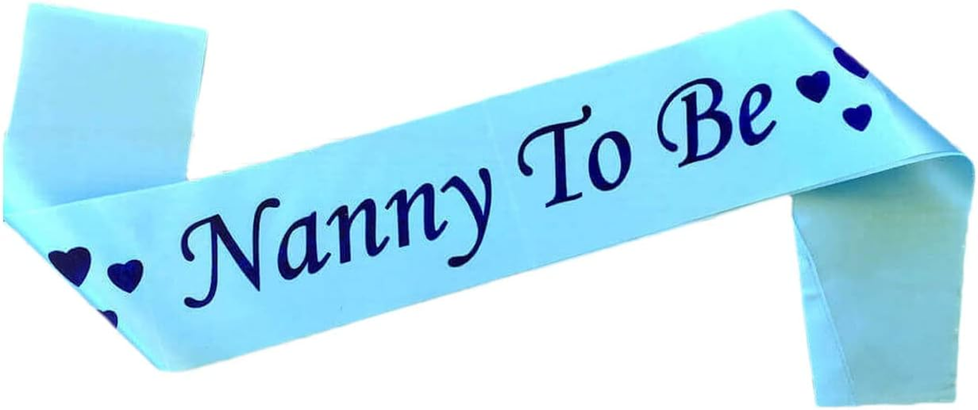 Mummy to Be Sash Blue, Satin Baby Shower Decorations, Gifts for Her, Sash Bundles Daddy - Big Sister - Grandma - Nanny - Auntie to Be Sash, 3 Colours (Pink, Blue, White) image number 2