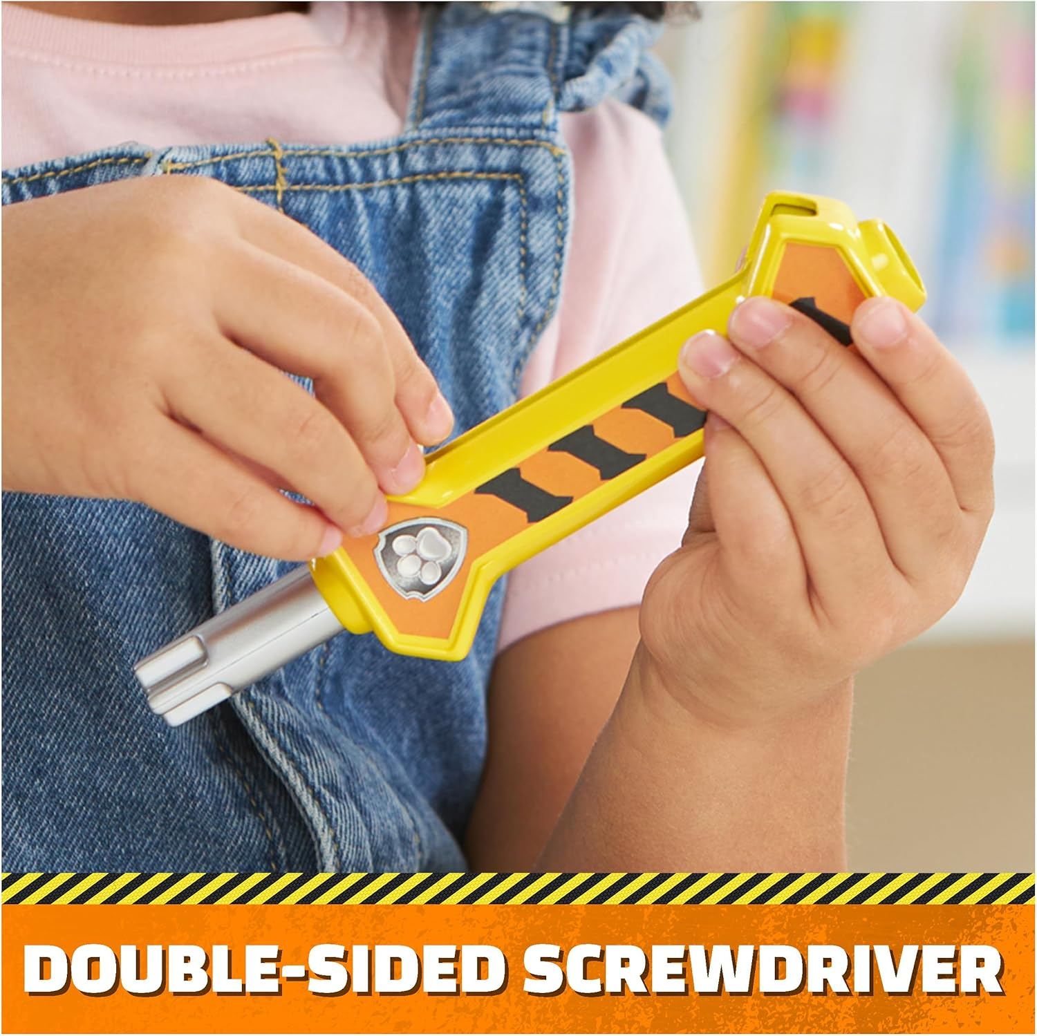 Rubble & Crew, Rubble&rsquo;S Construction Tool Belt, with 6 Piece Kids Tool Set, Pretend Play Costume with Kids Toys for Ages 3 and Up image number 1