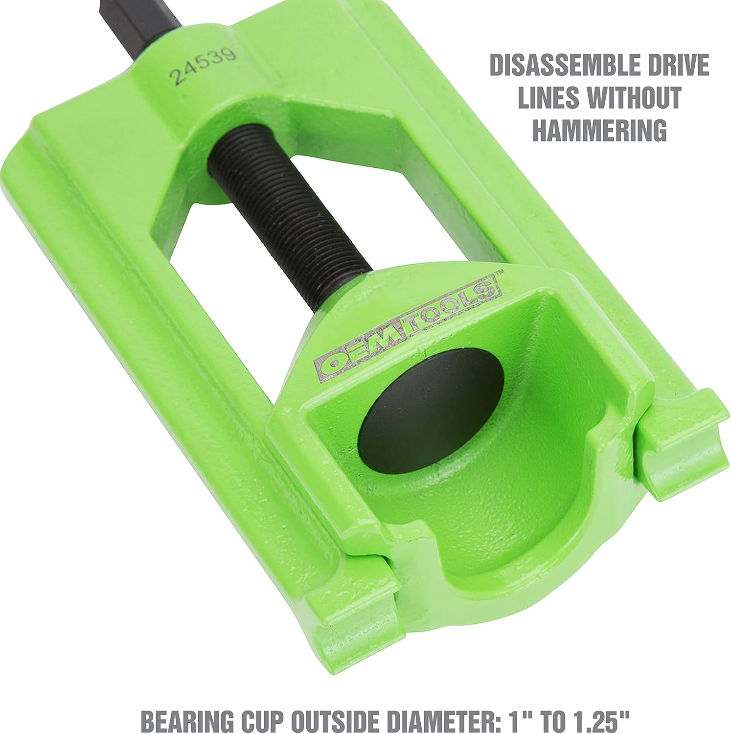 OEMTOOLS 24539 Automotive U Joint Puller, U Joint Removal Tools, U Joint Tool Works on Most Passenger Vehicles and Light Duty Trucks, Easy-To-Use U Joint Puller image number 5