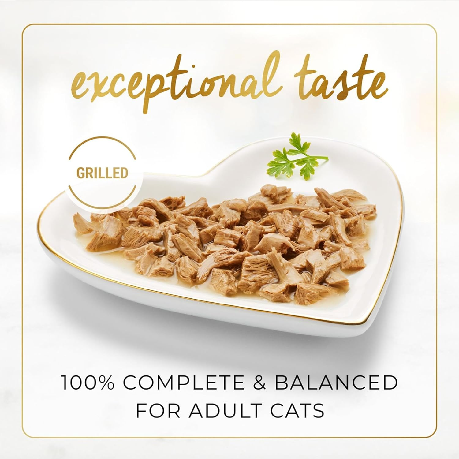 Fancy Feast Grilled Adult Wet Cat Food Grilled Chicken & Beef Feast in Gravy 24X85G image number 1
