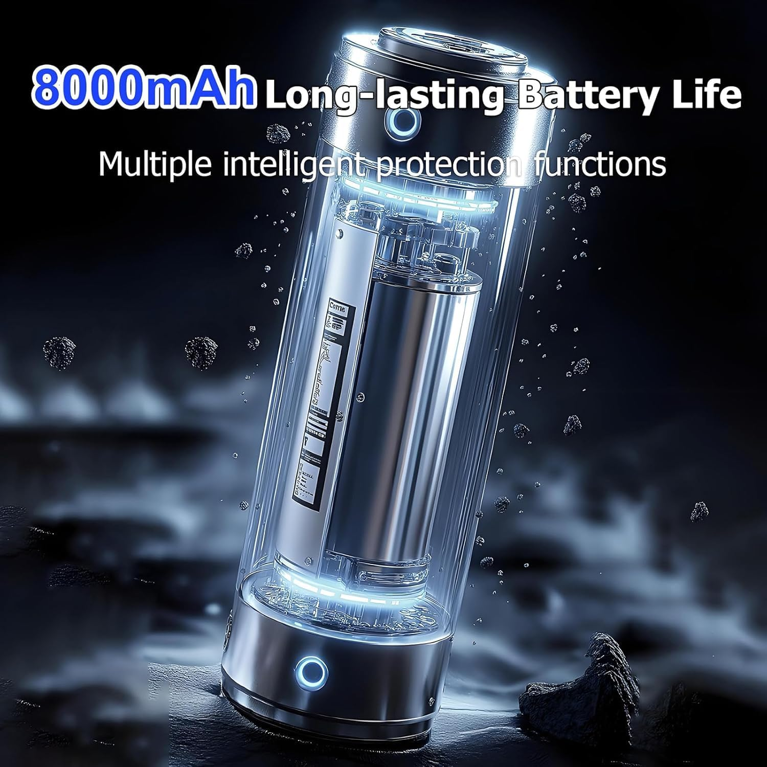 Cordless Car Blower & Air Duster, 130,000 RPM 130MPH, for Auto Interior Drying, Keyboard, Electronics, Home and Outdoor Cleaning(Black) image number 5