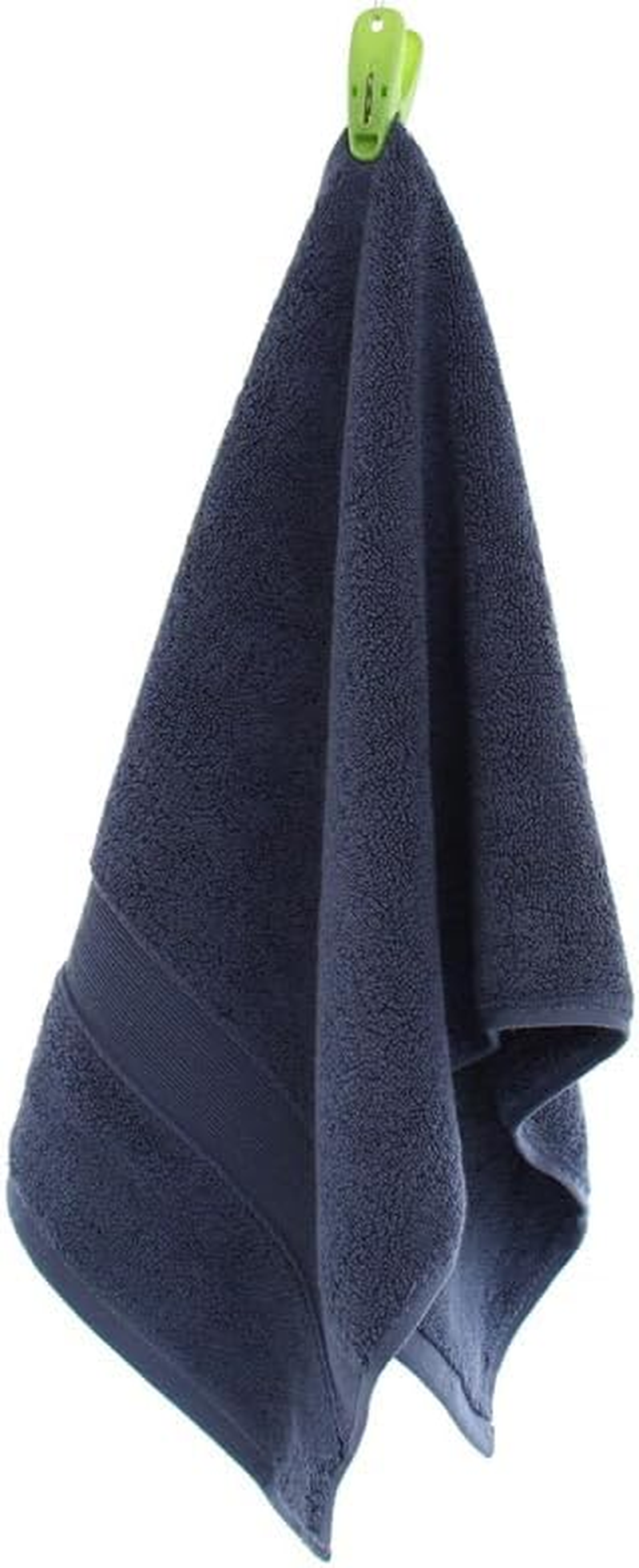 JININQ 700GSM 2Piece Hand Towels -100% Cotton for Bathroom,Kitchen,Beauty,Spa,Gym,Household Face Towel,Highly Absorbent Towels(13.7 X 29.5 Inches) (Blue) image number 1