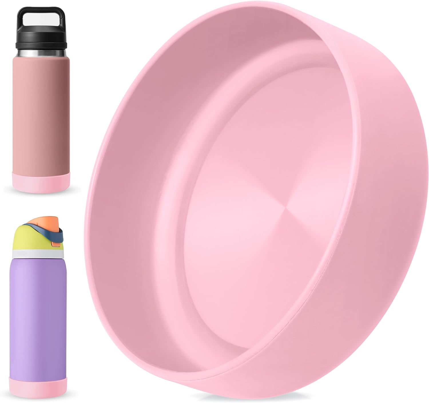 Water Bottle Boot, Compatible with Owala, Yeti, for Stanley Water Bottle Accessories, Sleeve Cover for Owala Freesip 32Oz, Yeti 26Oz, Anti-Slip Silicone for Stanley 36Oz Accessory