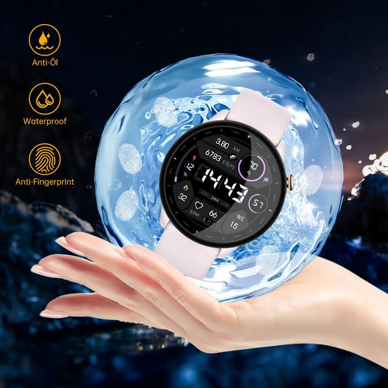 Pack of 2 Premium Tempered Glass Screen Protector for Amazfit GTR Mini HD Clear Protective Glass for Amazfit GTR Mini Tempered Glass Screen Protector image number 6