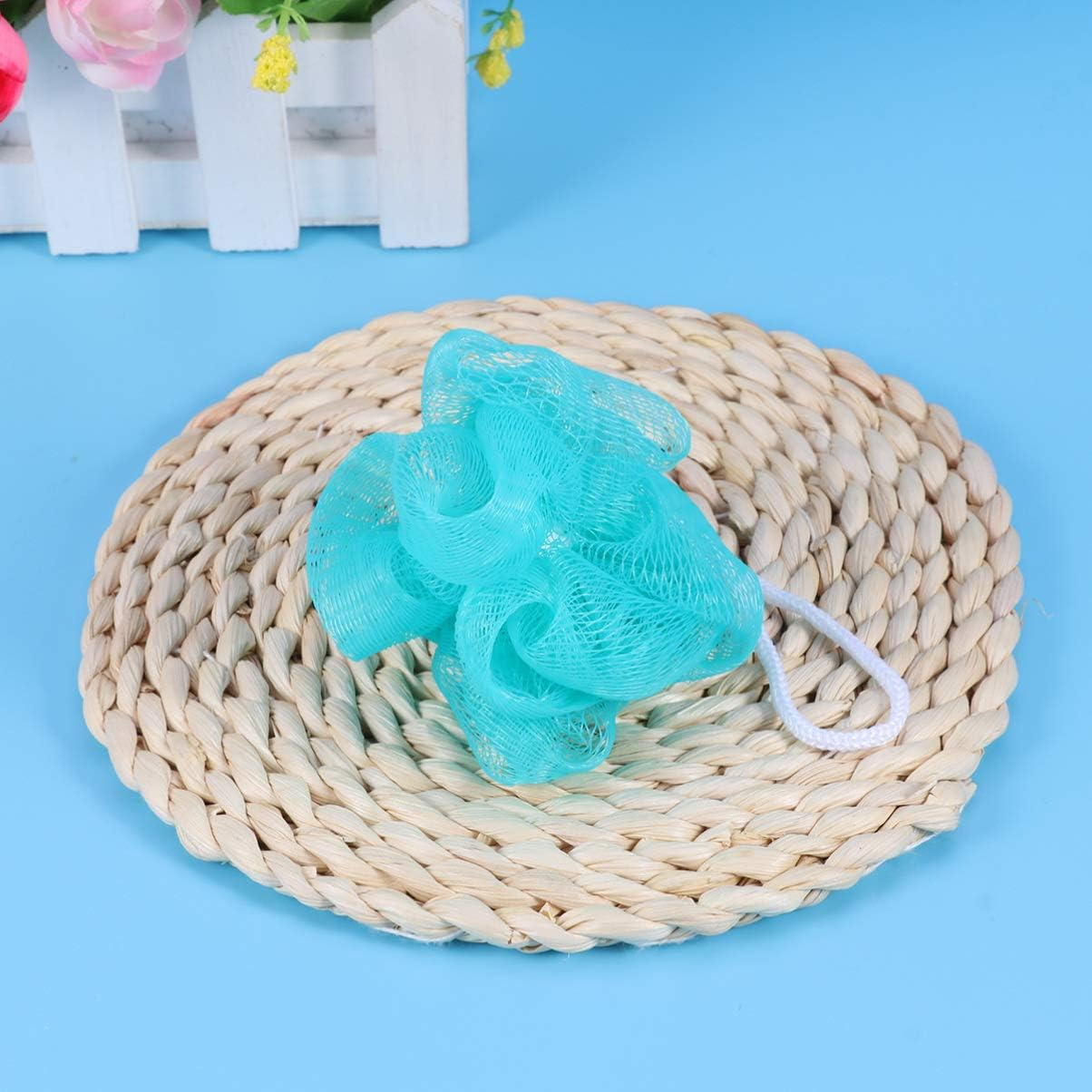 Cabilock 10Pcs Bath Balls Set for Exfoliating Skin Made of Mesh Bath Sponge for Shower Cleaner and Bathing Experience Also Works as Beauty Sponge and Shower Scrub Random Color image number 6