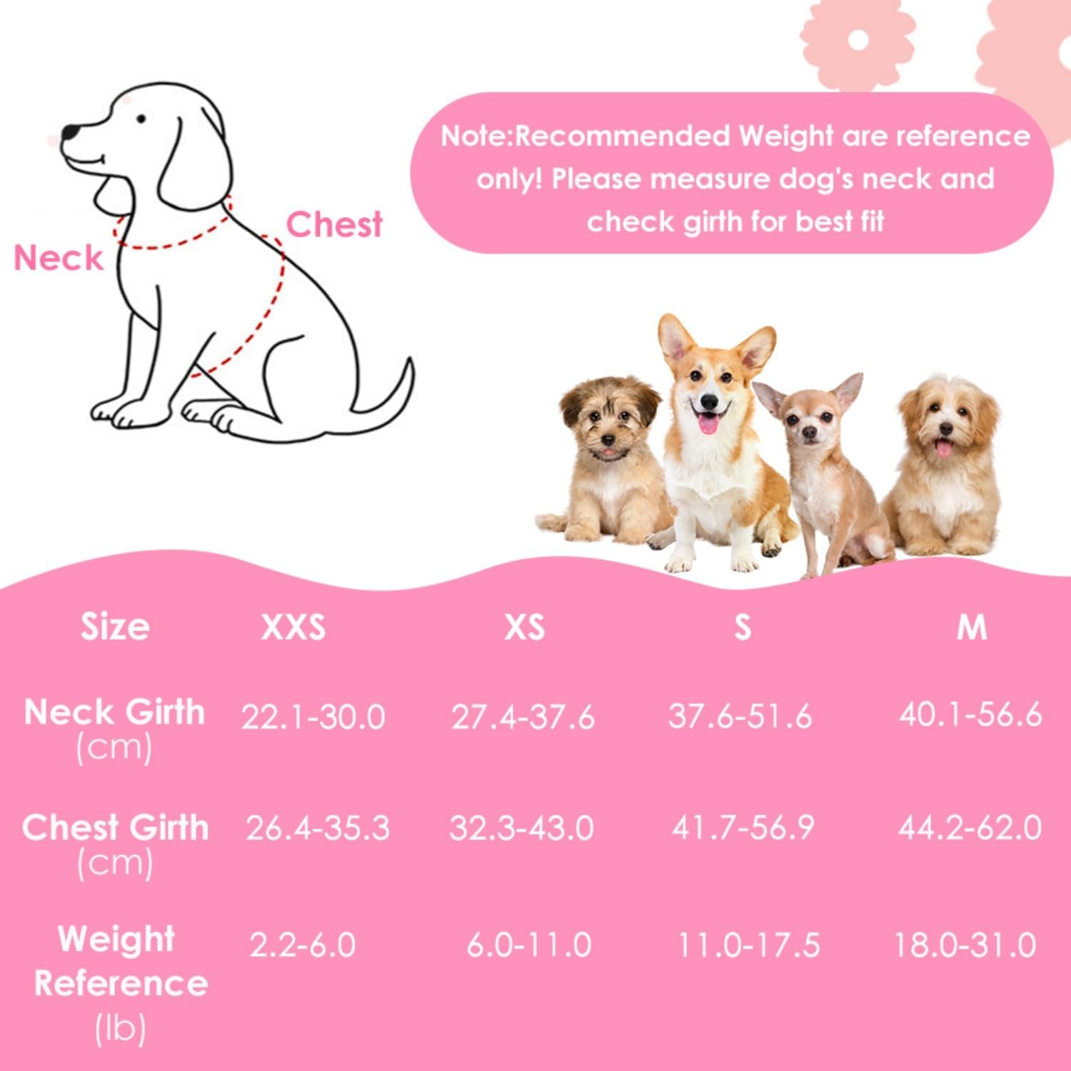 AUTOWT No Pull Dog Harness with Leash Set, Adjustable Breathable Soft Suede Puppy Harness, Reflective Lightweight Pet Harness Vest for Extra Small Medium Dogs Outdoor Walking Training (Pink, XS) image number 6