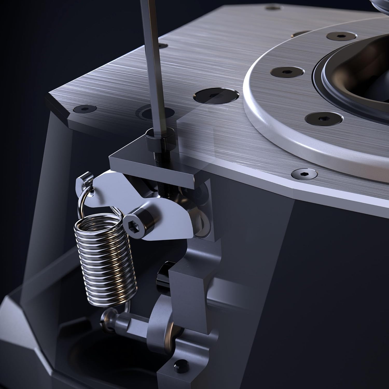 Thrustmaster AVA F/A-18 Super Hornet Flightstick, Modular Base for Flight Simulation Joystick on PC, Replica of the F/A-18C Hornet Fighter Aircraft Flight Stick Included image number 6