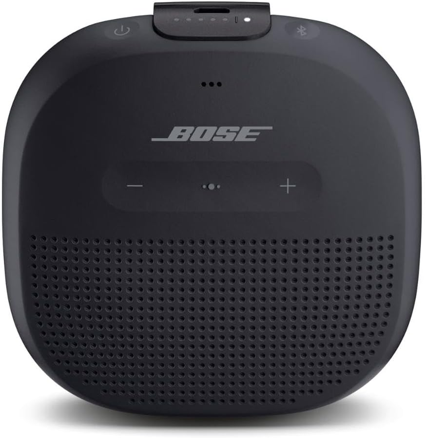 Bose Soundlink Micro: Small Portable Bluetooth Speaker (Waterproof), Black