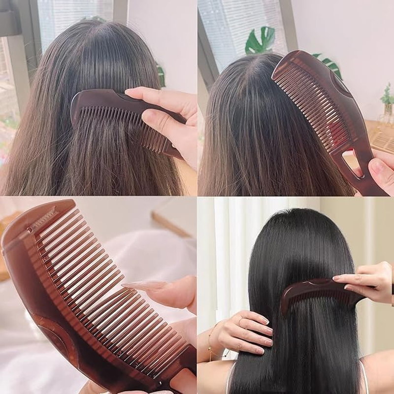 Hollow Tooth Hairbrush Dandruff Comb, 4Pcs Scalp Psoriasis Comb Dandruff Comb Scalp Sweep Detoxing Comb,Dandruff Remover Comb Scalp Sweep Detoxing Comb,Dandruff Remover Comb Scalp Sweep Detoxing Comb image number 3