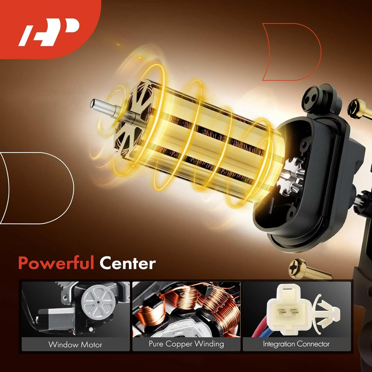 A-Premium Electric Power Window Regulator with Motor Compatible with Toyota Camry 1997-2001 Sedan Rear Right Passenger Side