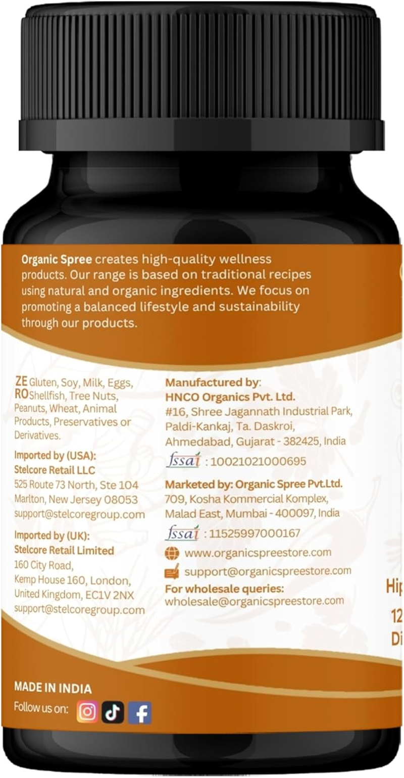 Sea Buckthorn 120 Tablets | Omega 7 | Hippophae Rhamnoides | GMP and HACCP Certified | 120Tab image number 5