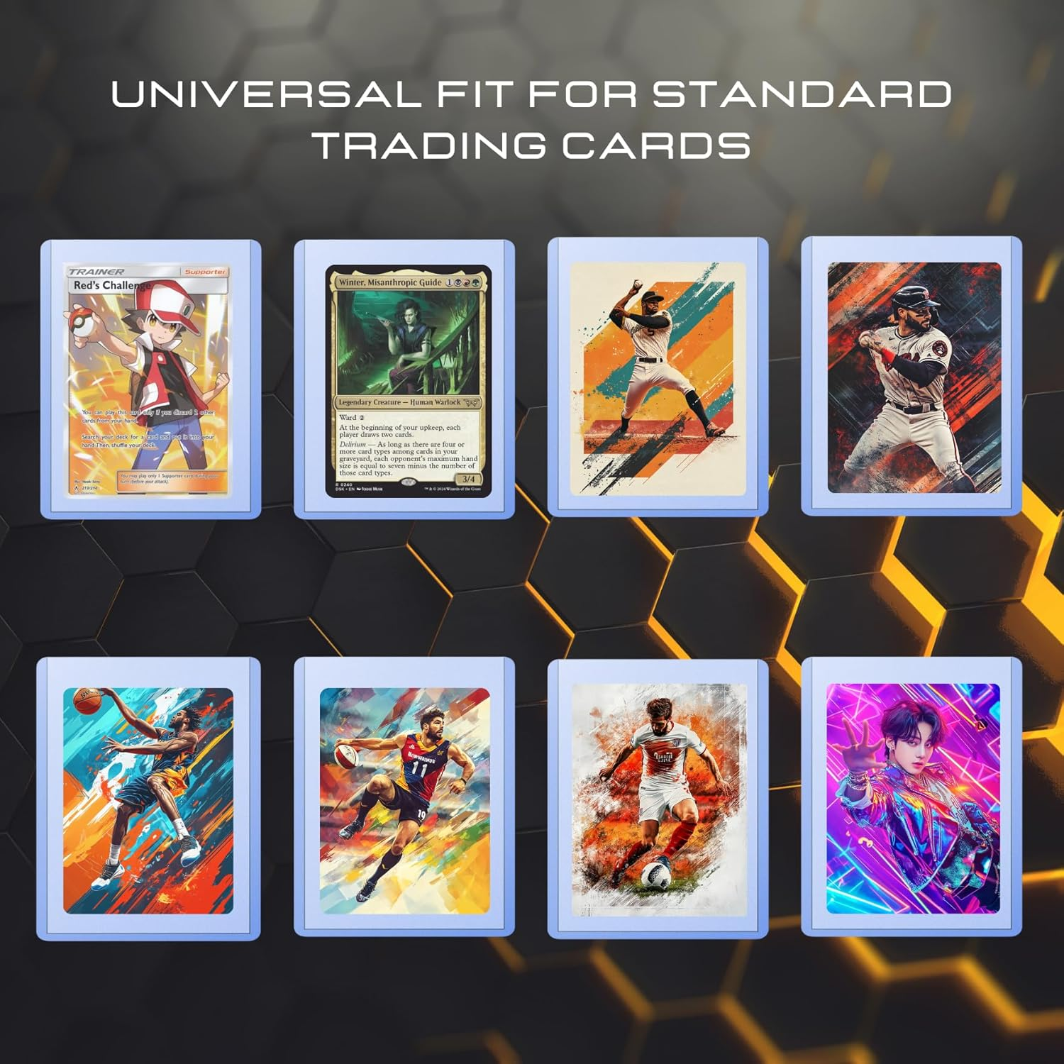 Premium 35Pt Toploaders for Trading Cards &ndash; Ultra Clear, Rigid Protection for Sports Cards, Baseball, MTG, Yu-Gi-Oh!, and More &ndash; Dustproof &ndash; 50 Pack image number 2