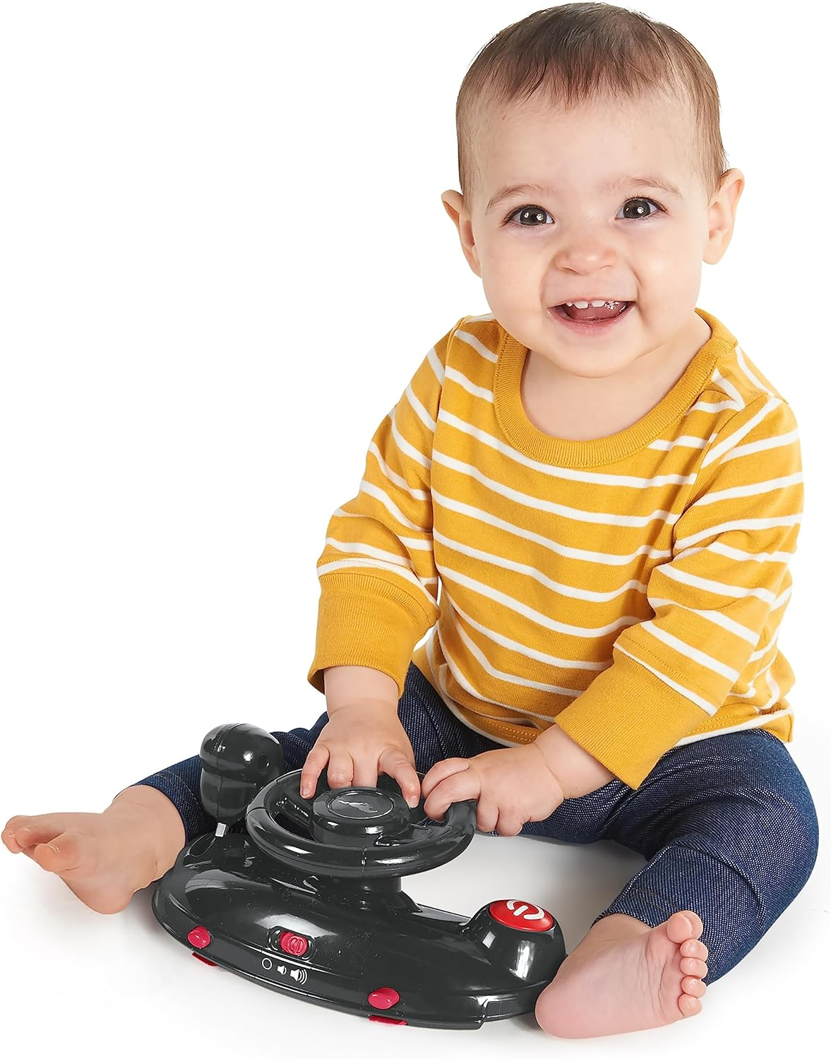 Bright Starts Ford Mustang 3-In-1 Baby/Toddler Walker Toys/Car Push 6-12M Red image number 4