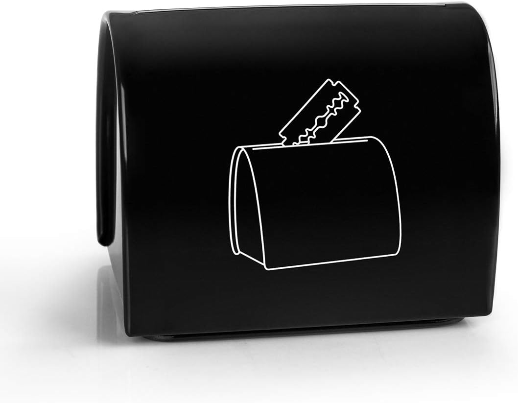 QSHAVE Blade Disposal Case Safe Storage Bank for Used Safety Razor Blades