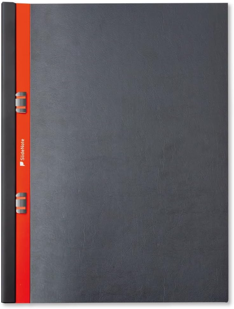 Slidenote Pagebase Slide Notebook, A4, Light Brown, 360&deg; Deployment, One-Touch, No Drilling Required, Folded, Copy Paper, Made in Japan