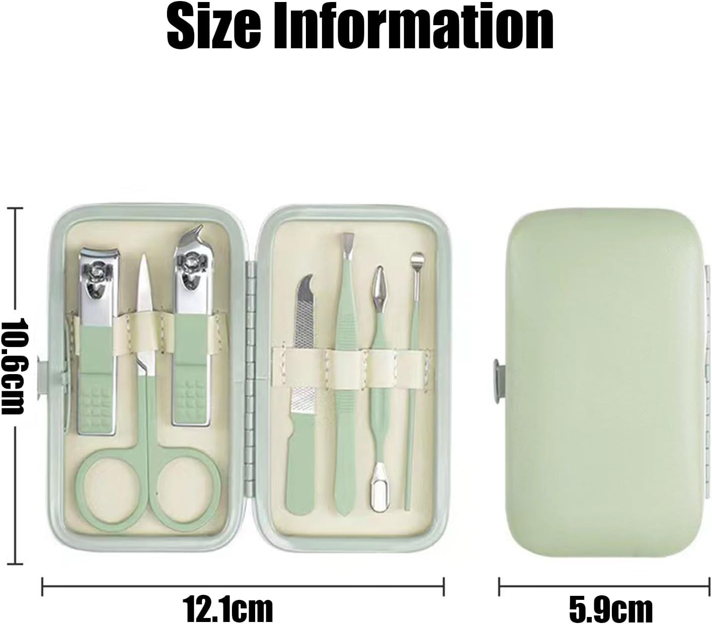 Xolixorium Manicure Set Complete Nail Clippers Kit with Travel Case Portable Manicure Tools and Nail Care Kit Ideal Gift for Men Women Friends and Family Nail Kit Collection image number 1