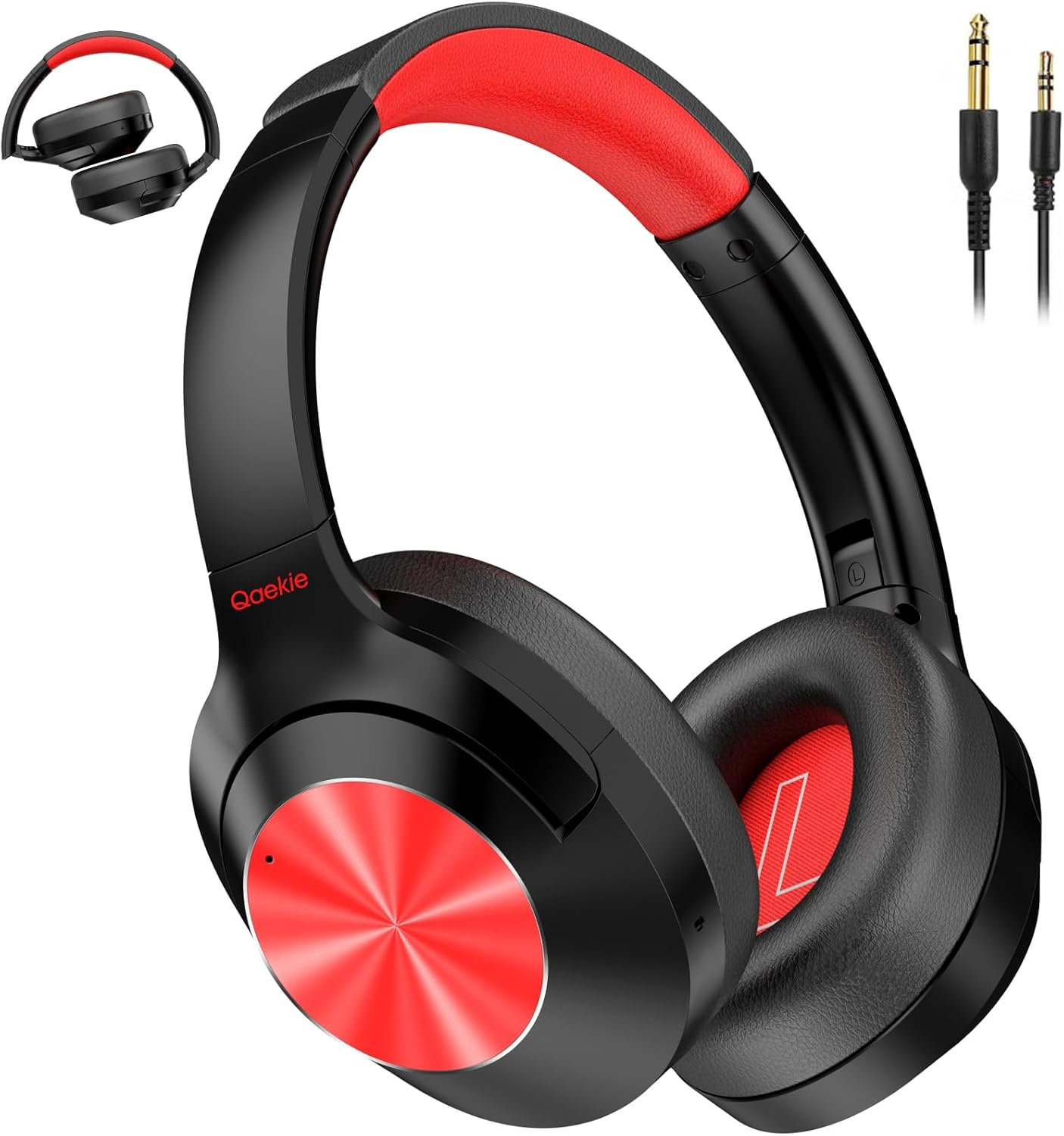 Hybrid Active Noise Cancelling Headphones - 2024 Upgraded Wireless over Ear Bluetooth Headphones,100H Playtime,Hi-Res Audio,Deep Bass Noise Cancelling,Comfortable Ear Cup for Travel/Home/Office image number 6
