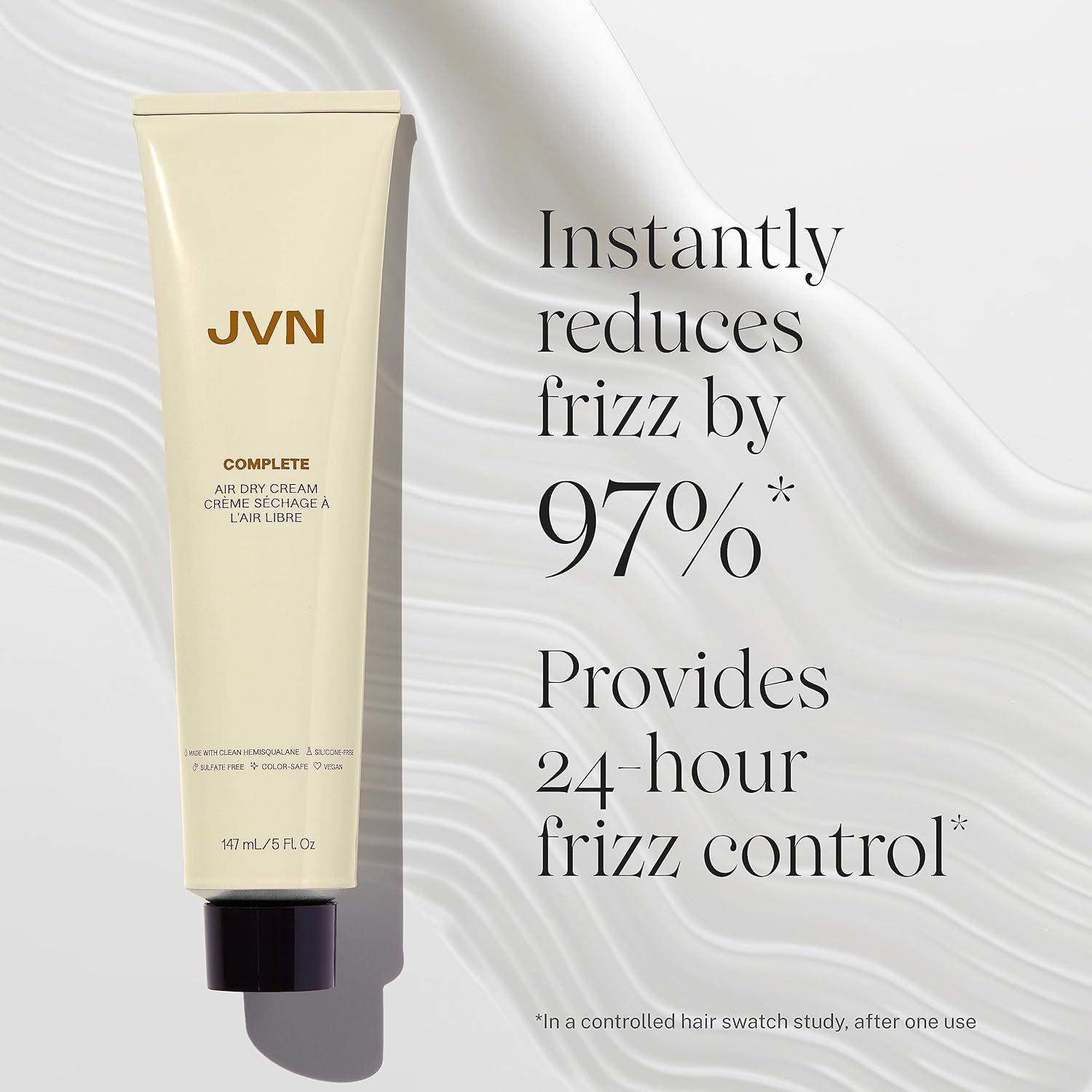 JVN Trusted Trio Essentials Set Travel - Mini Complete Size Air Dry Cream, Full Size Complete Pre-Wash Scalp Treatment Oil, and Travel Mini Complete Instant Recovery Heat Protectant Leave-In Serum image number 5