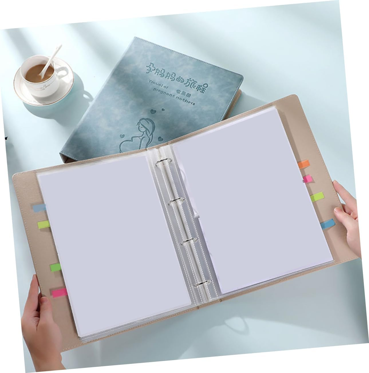 Mom Pregnancy Journal Book Keepsake Gender-Neutral Hardcover Pregnancy Journal image number 6