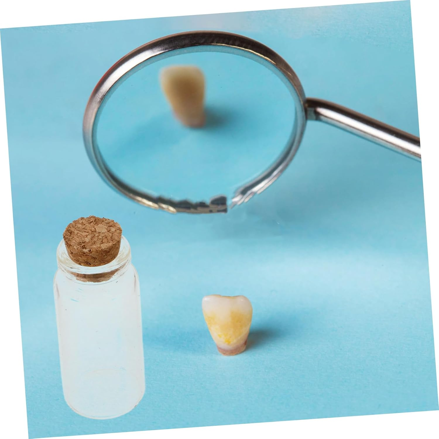 Baby Keepsake Box Fetal Hair and Umbilical Cord Storage 2 Lanugo and Baby Tooth Bottles Red Diy Preservation Set for Newborn Memory image number 5