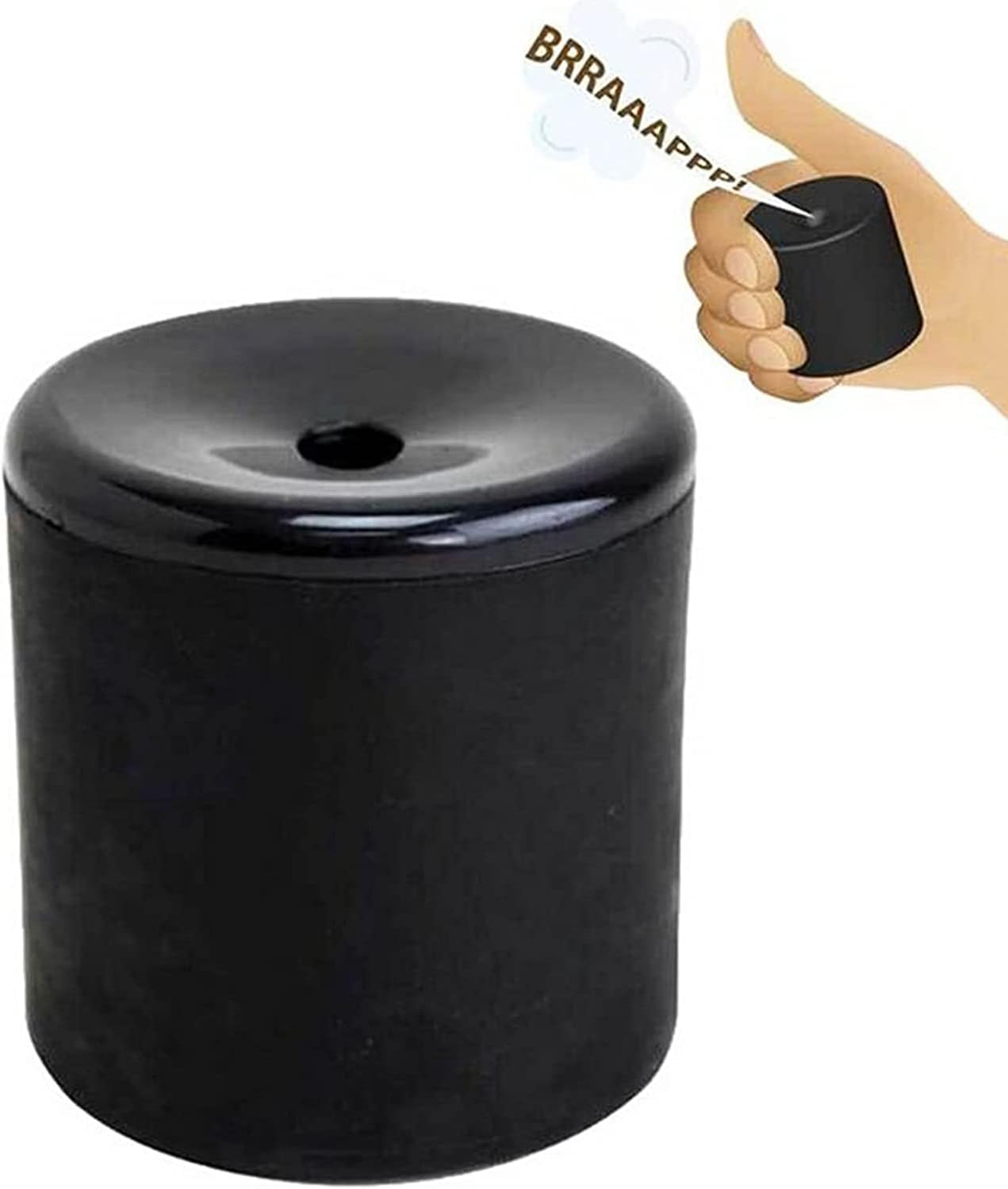Black Novelty Squeeze Pooter, Practical Jokes Prank Farting Noise Maker, Fart Machine, Soft Joke Gift Fart Sounds Machine Toy, Prank Toy, Joke Toy for Kids and Adults for Party, Birthday,Funny Gifts image number 2