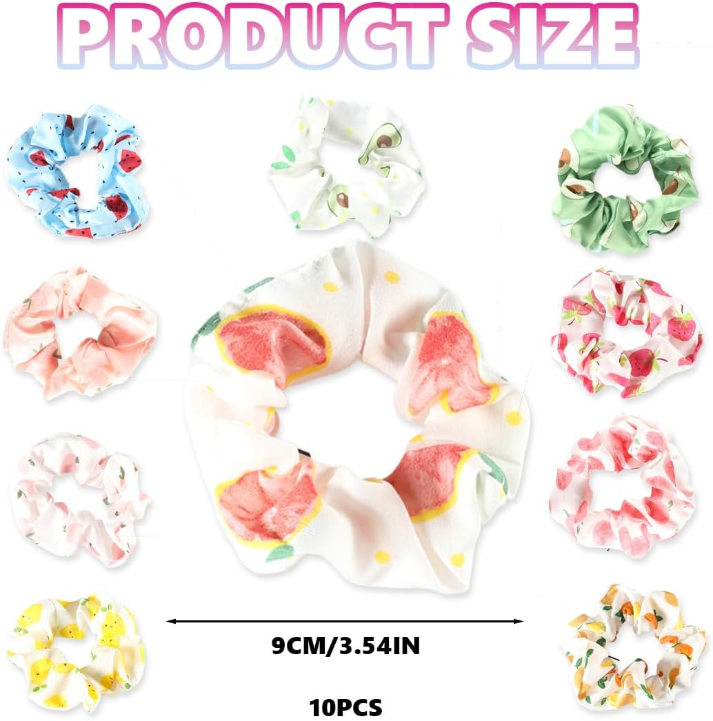 Pack of 10 Hair Bobbles Soft Elastic Colourful Elastic Hair Bands for Girls Women Hair Accessories