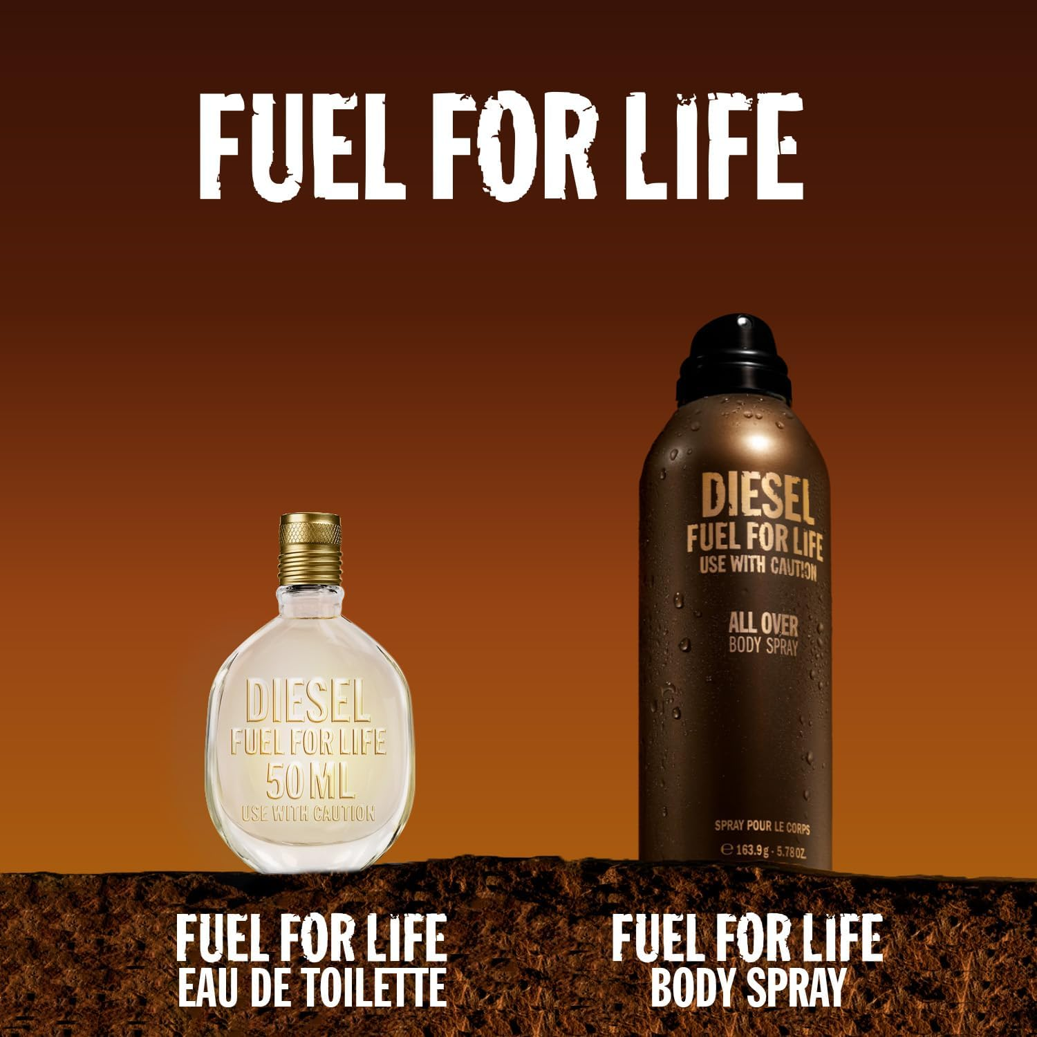 Diesel Fuel for Life Eau De Toilette Spray for Men 50 Ml image number 1