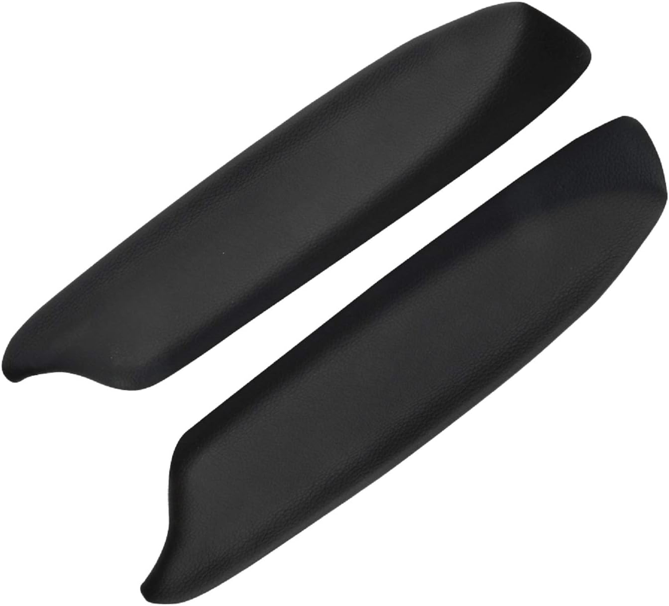 Front Door Panels Armrest Repacement for 2008 2009 2010 2011 2012 Honda Accord Sedan Auto Vinyl Lid Pad Cover Replacement (Black)