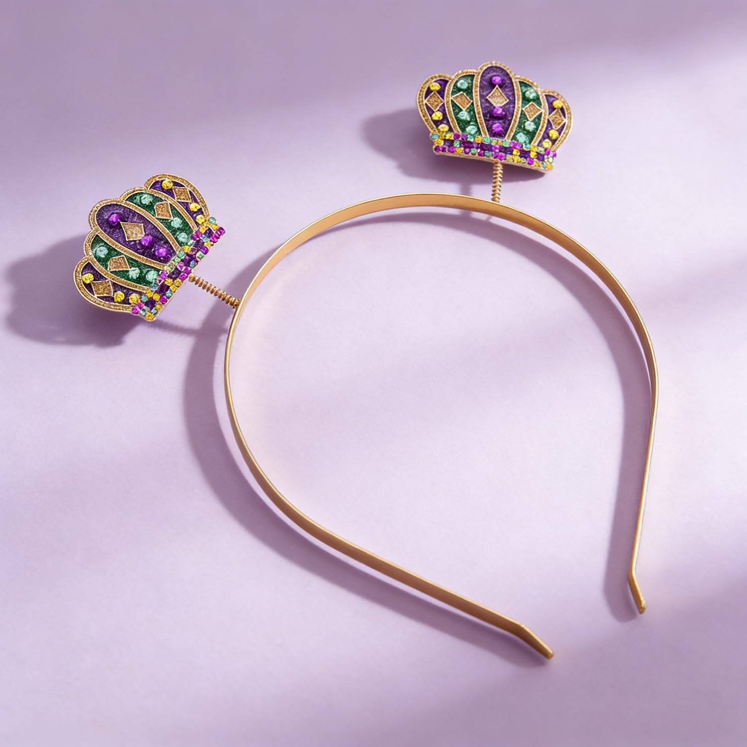 MOLOCH Christmas Headband Christmas Bow Hairband Red Green Tassel Headband Carnival Xmas Costume Holiday Hair Accessory Gifts - Christmas Bow image number 4