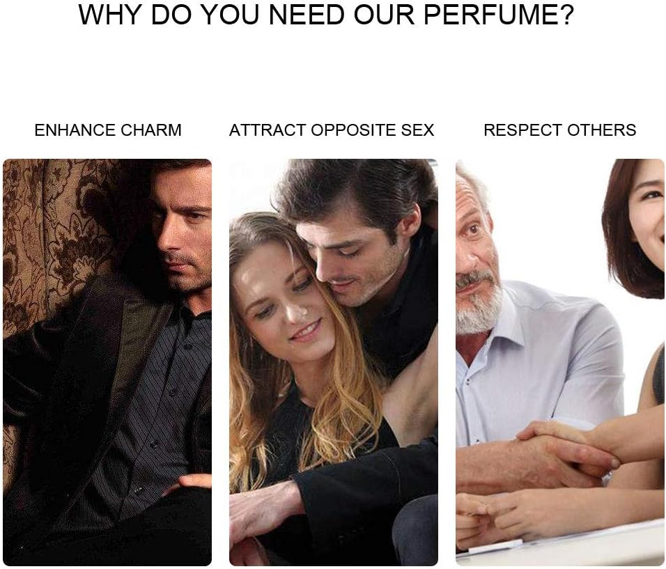 Men Cologne Men Perfume Men 50Ml Eau De Toilette, Men Classic Cologne Perfume, Long Lasting Mature Gentleman Temptations Sexy Perfume, Classic Perfume of for Men[Black] image number 4