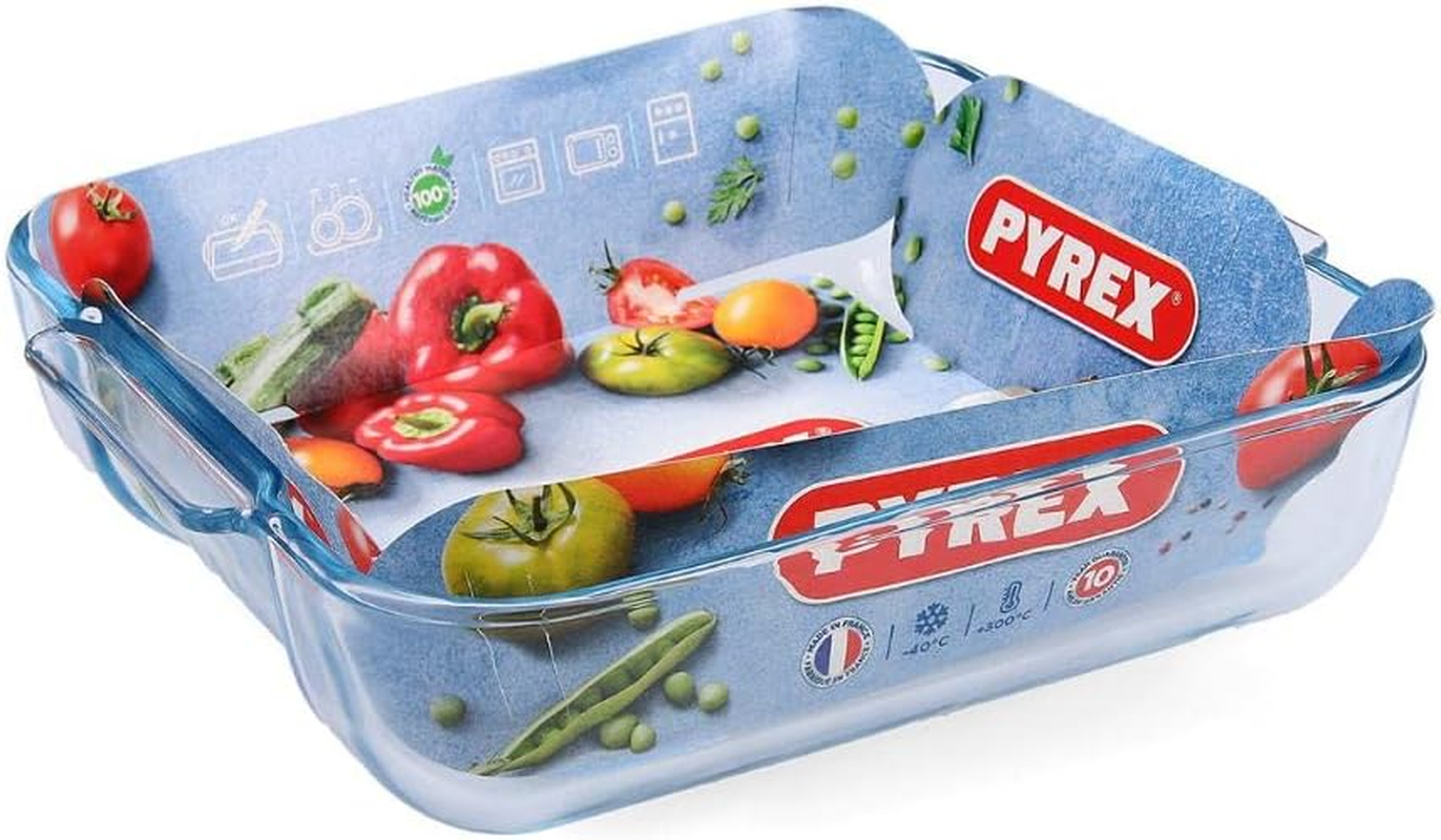 Pyrex Classic Glass Square Pan, 2 Liter Capacity