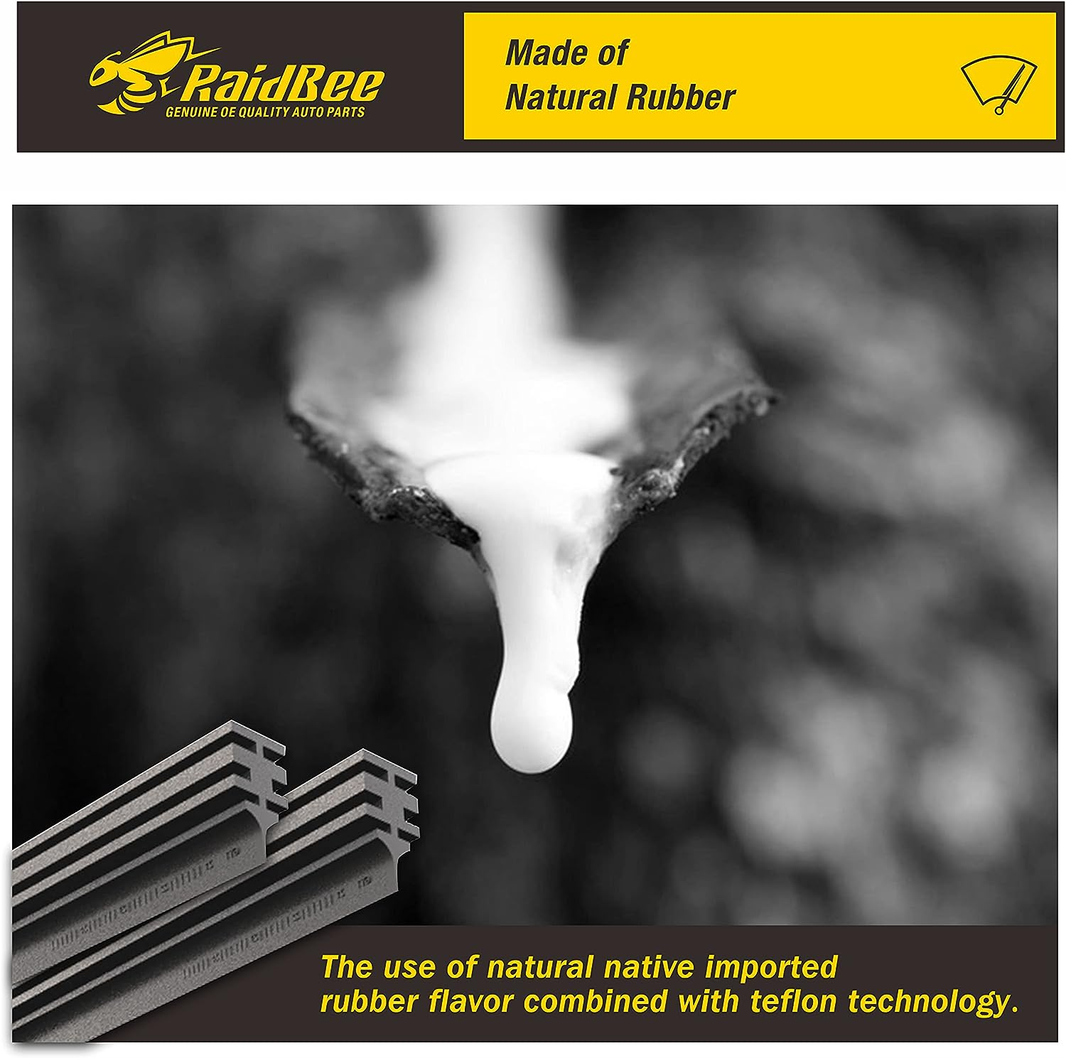 Wiper Blade Refill,4 Pcs Adjustable Size of Universal Replacement Windshield Wiper Refill Replacement for Tesla,Toyota,Hyundai,Honda Front & Rear Windshield Wiper Baldes Rubber Strip(26") image number 2